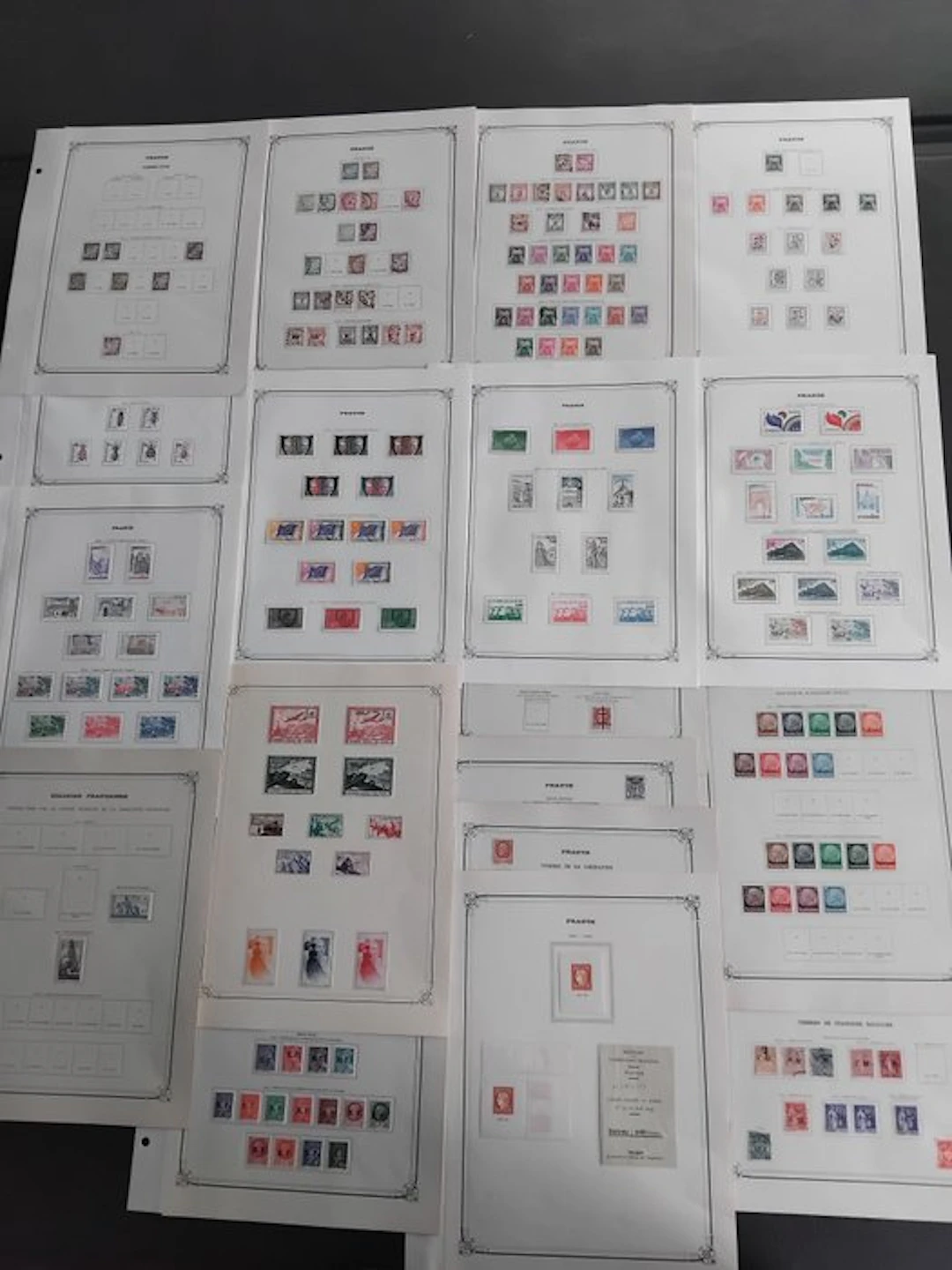 France 1930/1986 - Collection of FDCs (Tax stamps