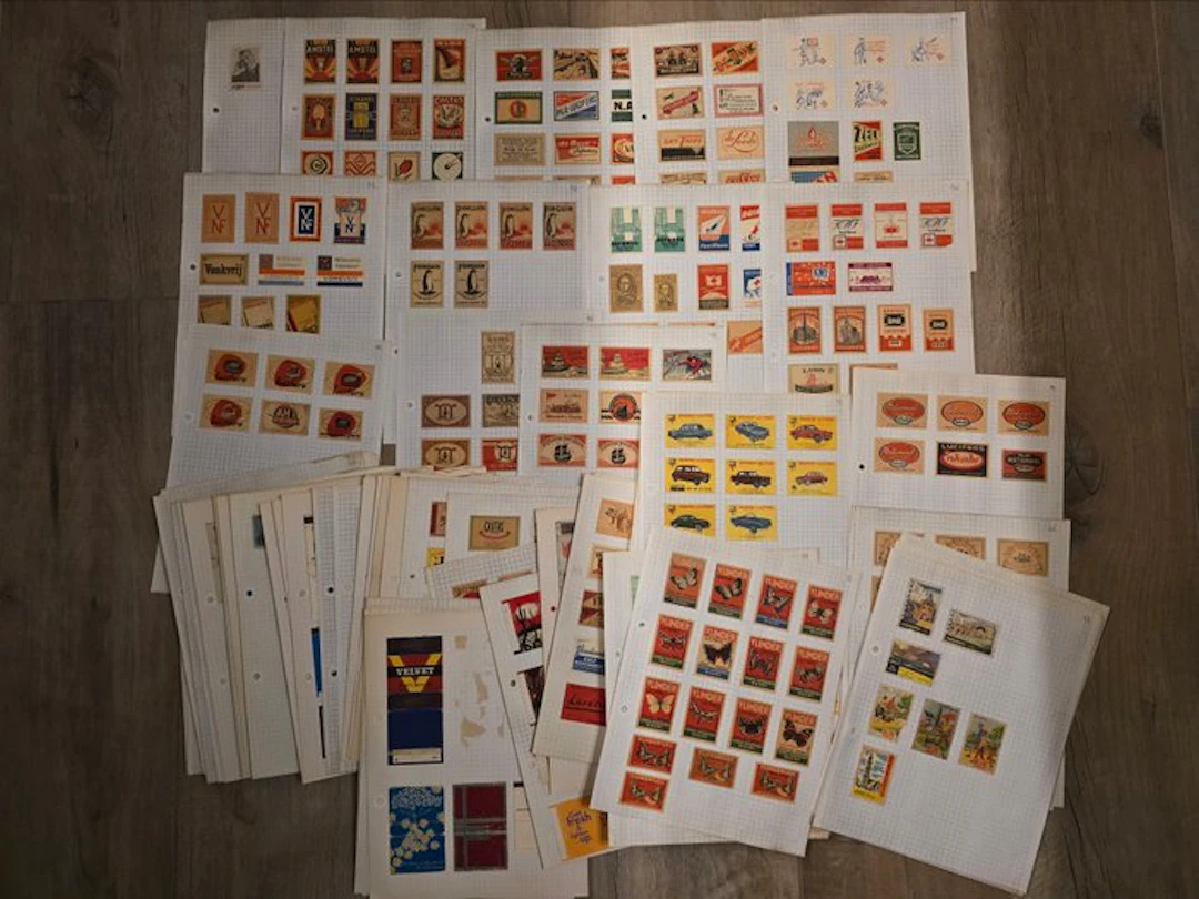 Themed collection - Lucifer labels 1930-1990 - België , Nederland