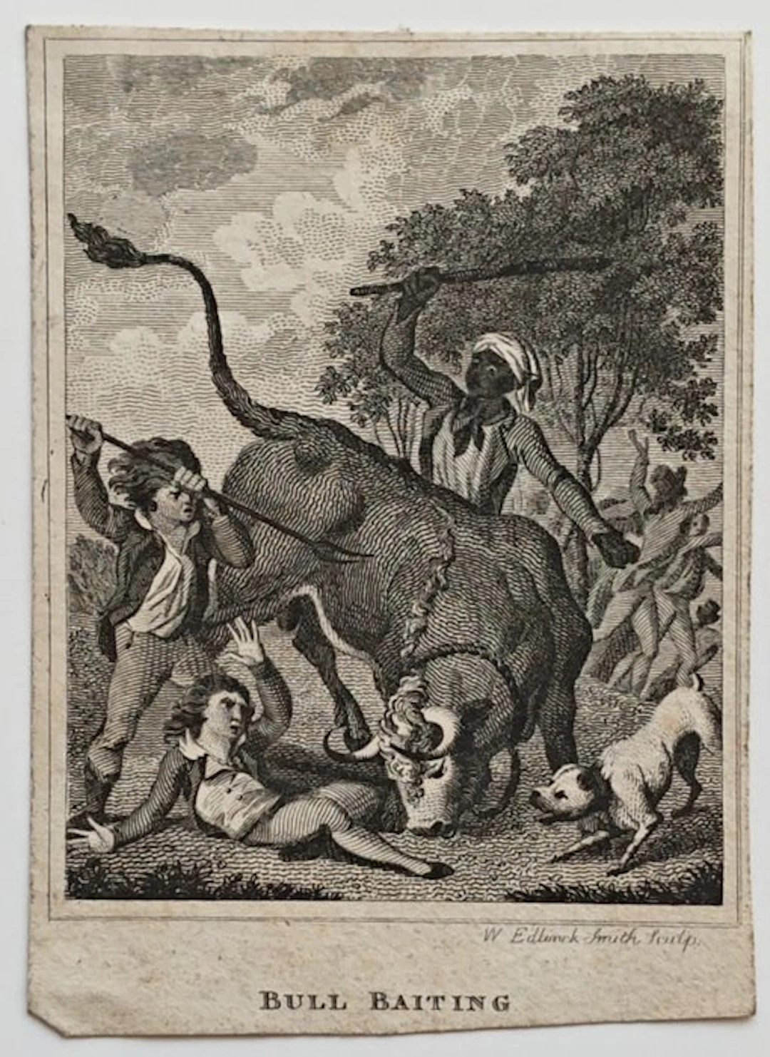W. Edlundmith (attivo XVIII) - Bull baiting