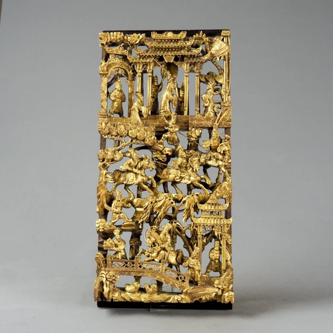 Antique Architectural ornament - 1880–1920 - Chinese panel 49 cm