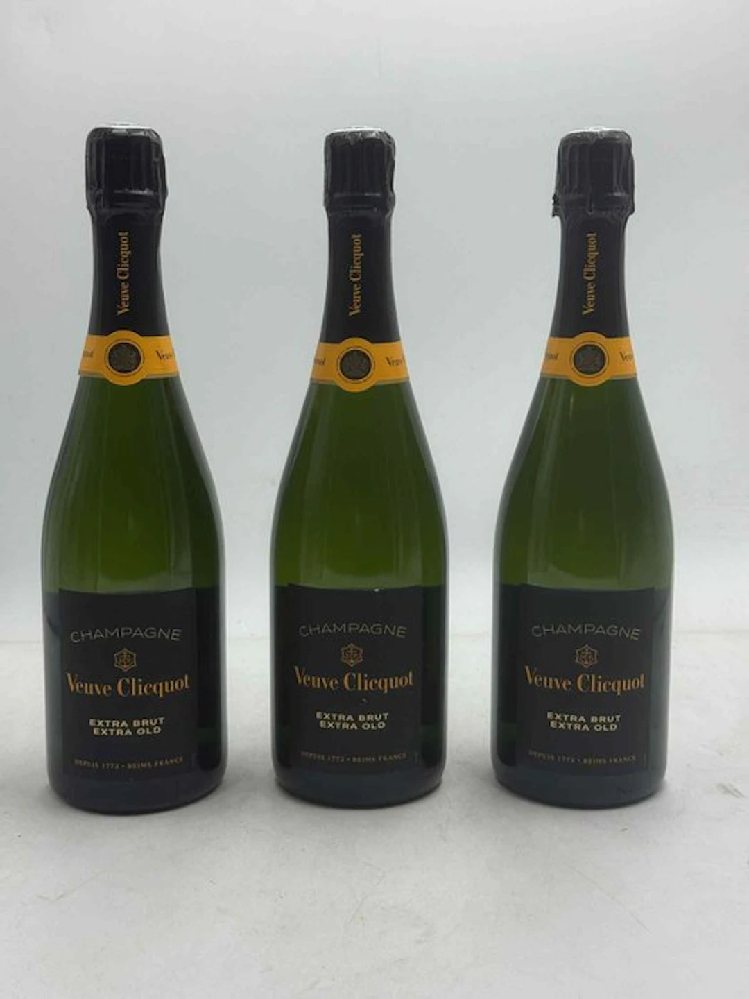 Veuve Clicquot, Extra Old - Champagne Extra Brut - 3 Bottles (0.75L)