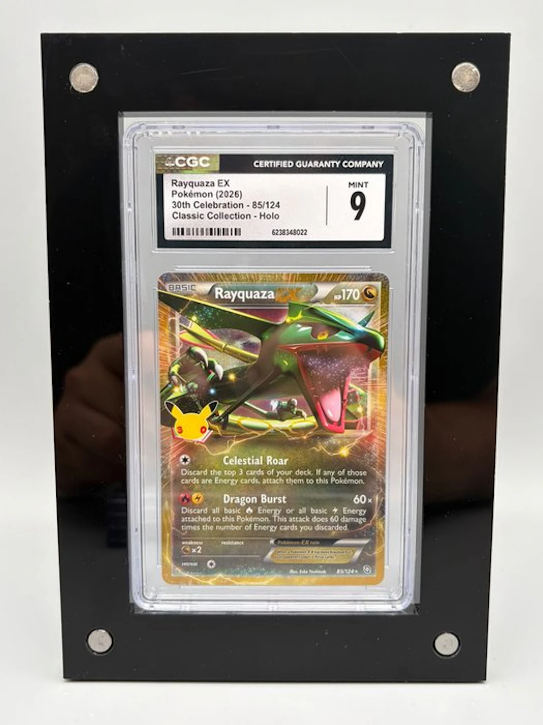 Pokémon - 1 Graded card - Rayquaza EX - 30th Celebration...