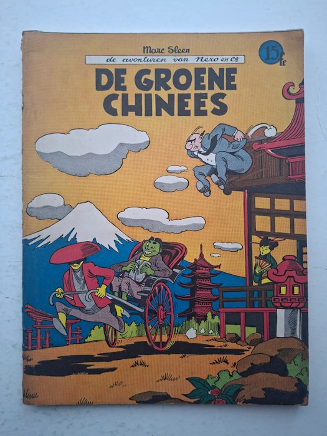 Nero 13 - De groene chinees - 1 Album - First edition - 1955