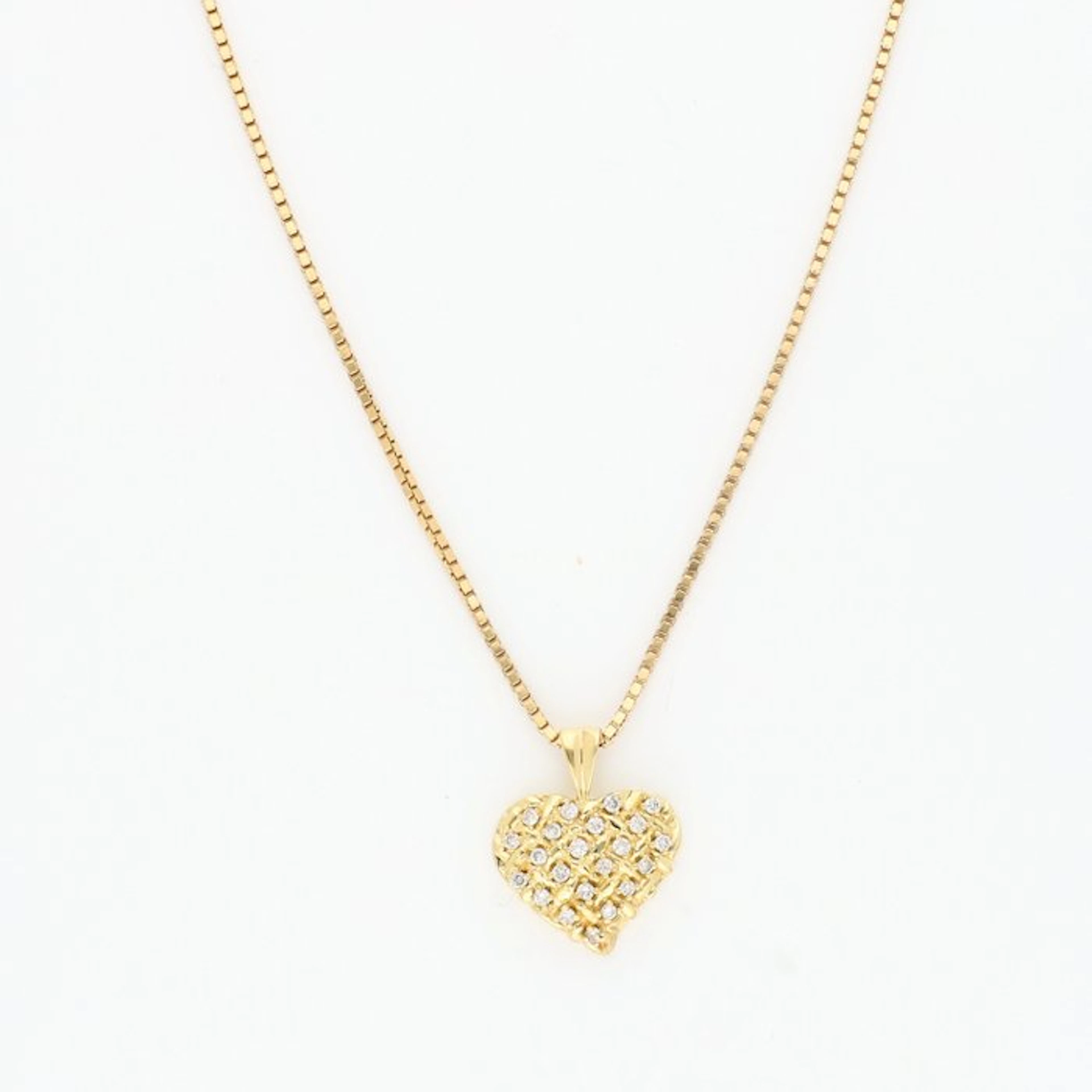 Necklace - 18 kt. Yellow gold Diamond (Natural)