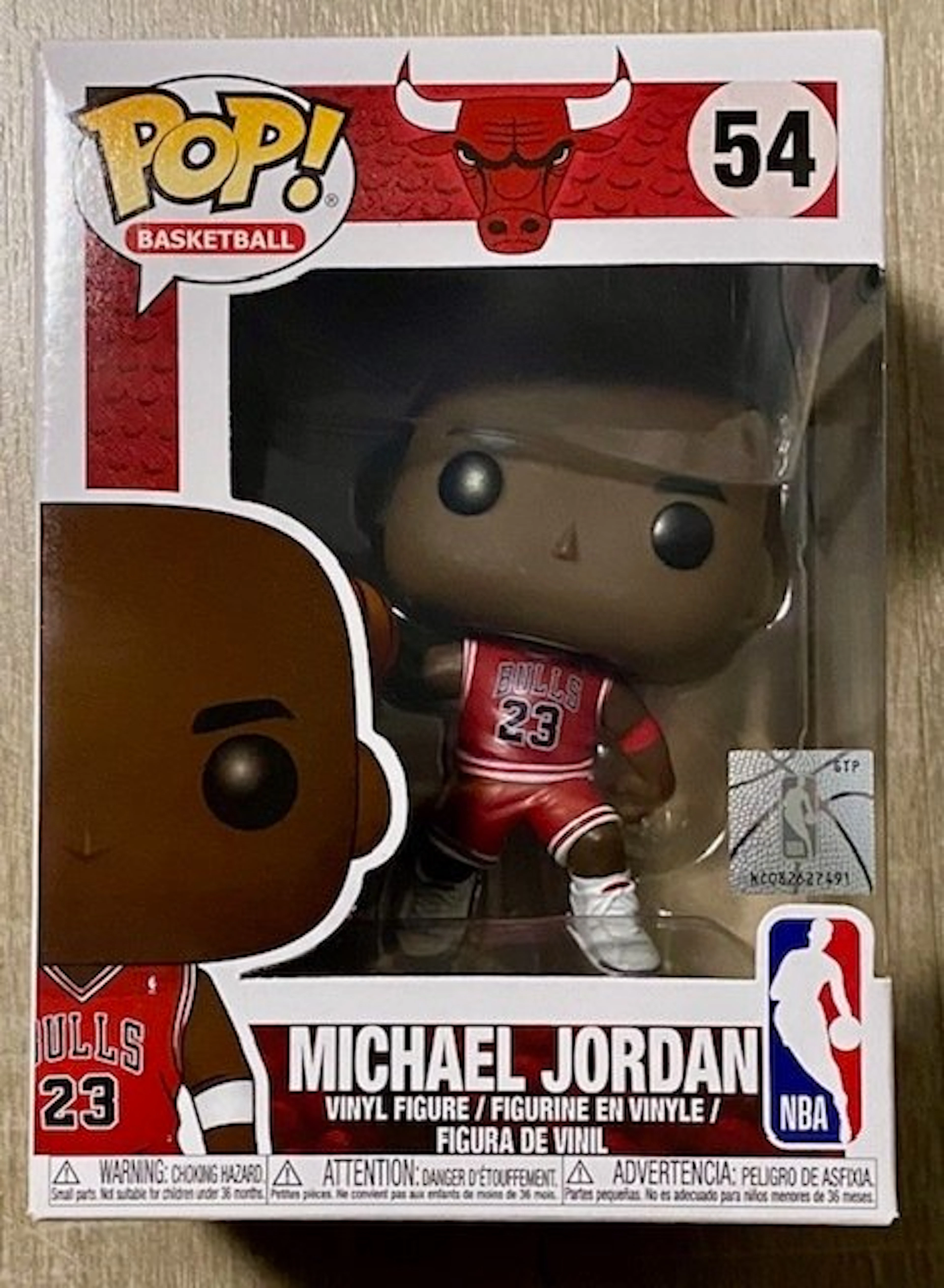 Funko - Funko Pop Michael Jordan Chicago Bulls #54 + 2 billetes M