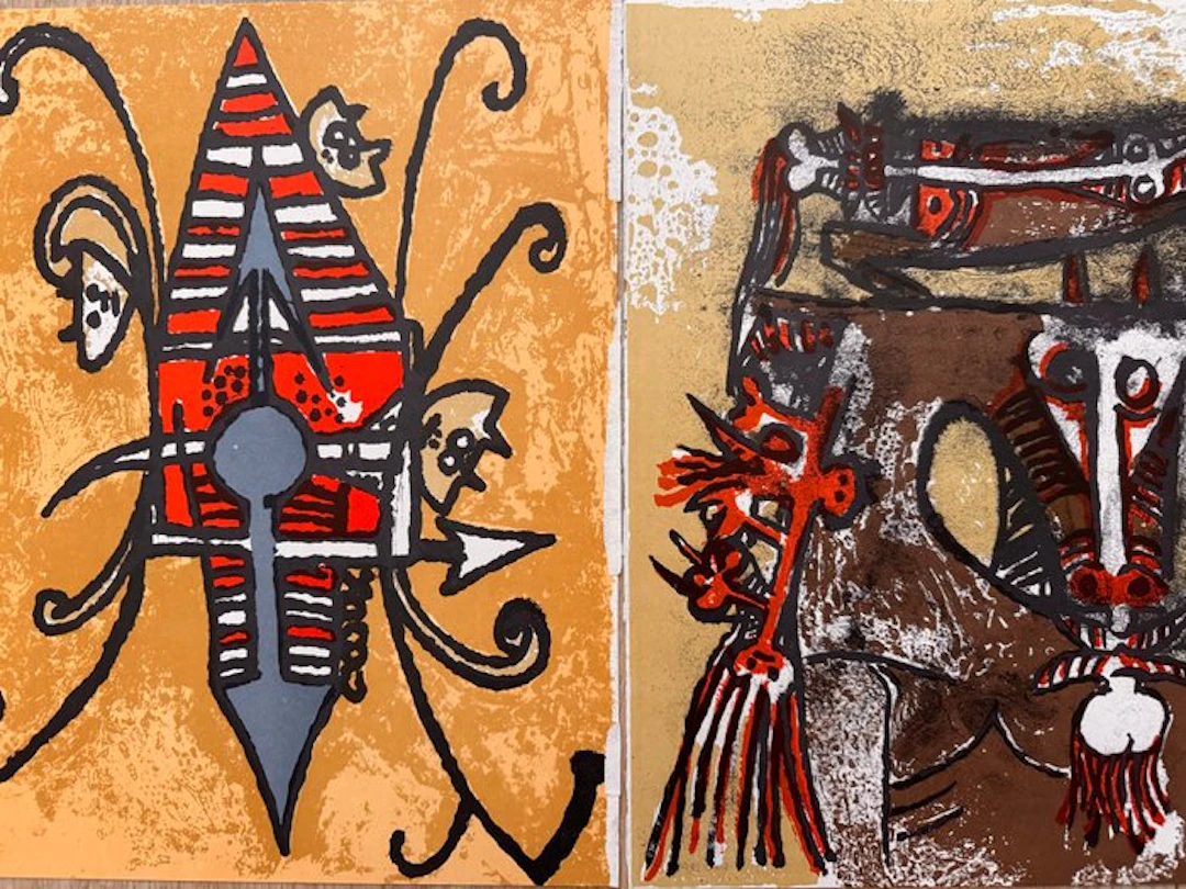 Wifredo Lam (1902-1982) - Oiseau du possible & Double...