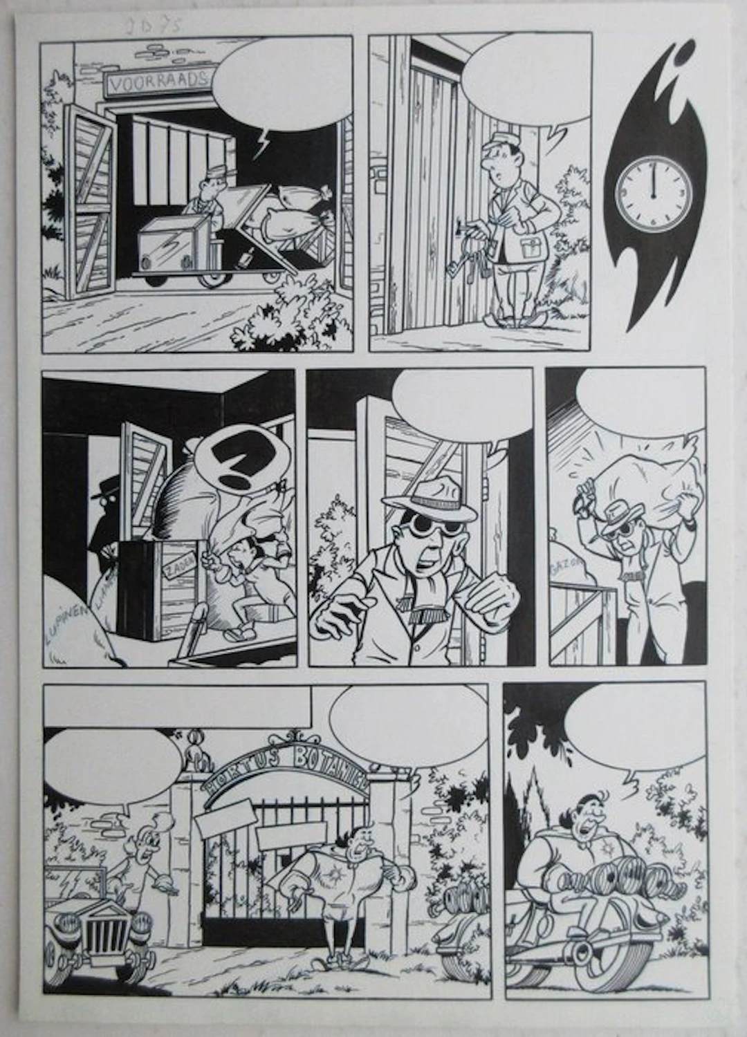 Studio Vandersteen - 1 Original page - Jerom - De kleurenzaaier p. 6
