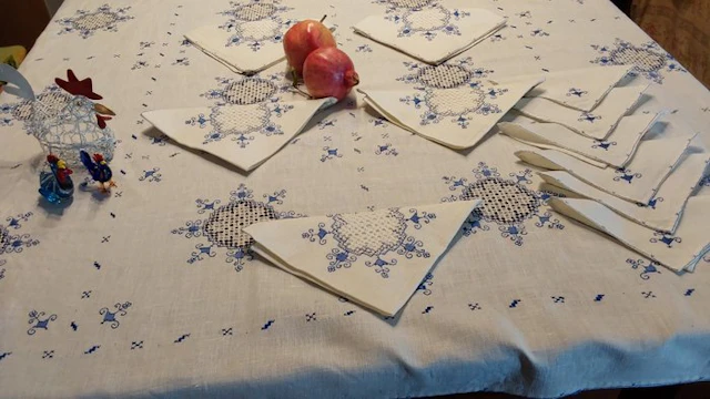 Tablecloth (13) - 185 cm - 150 cm - Italian craftsmanship