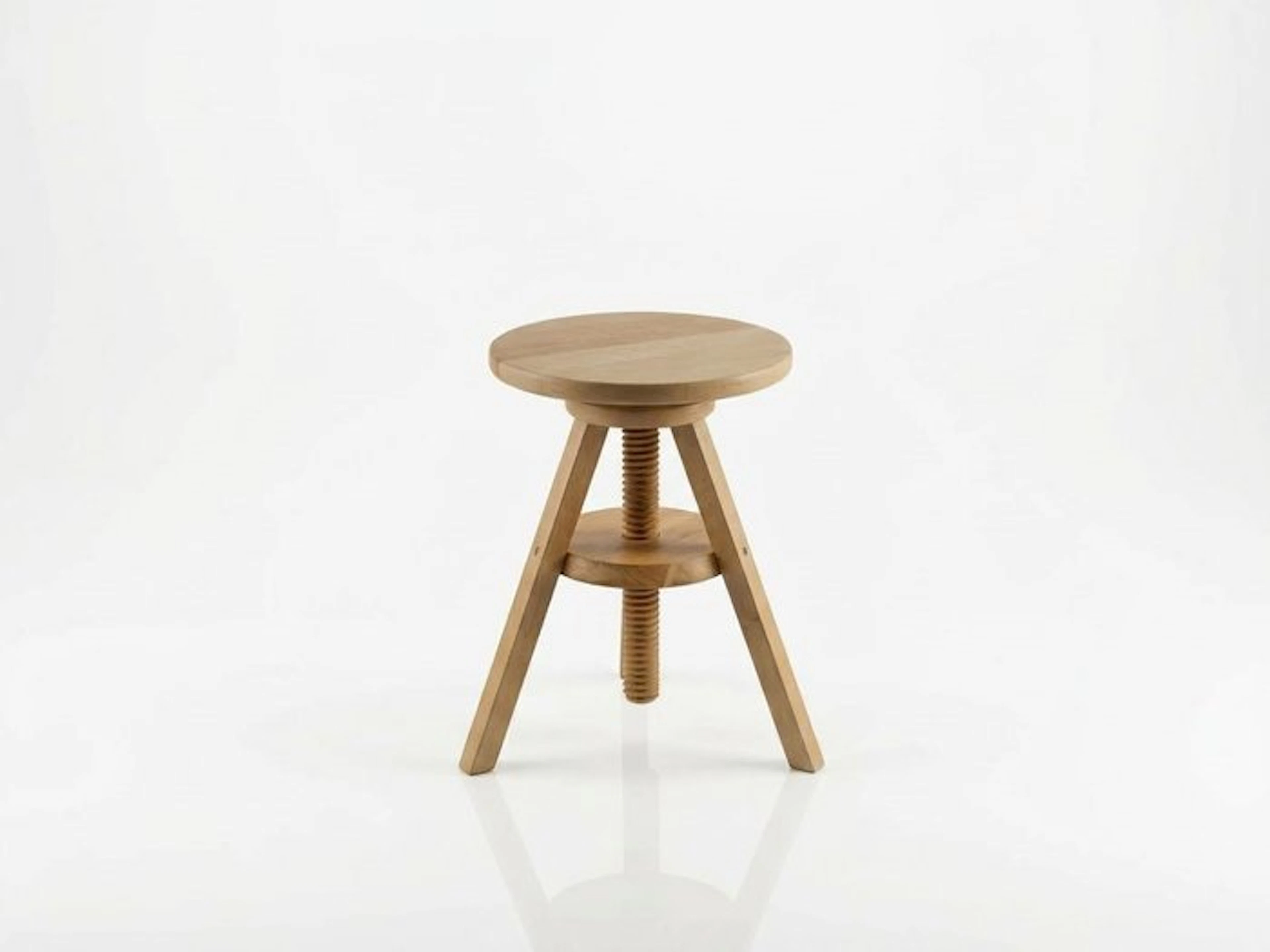 IKEA - Stool - Wood - Adjustable crank handle