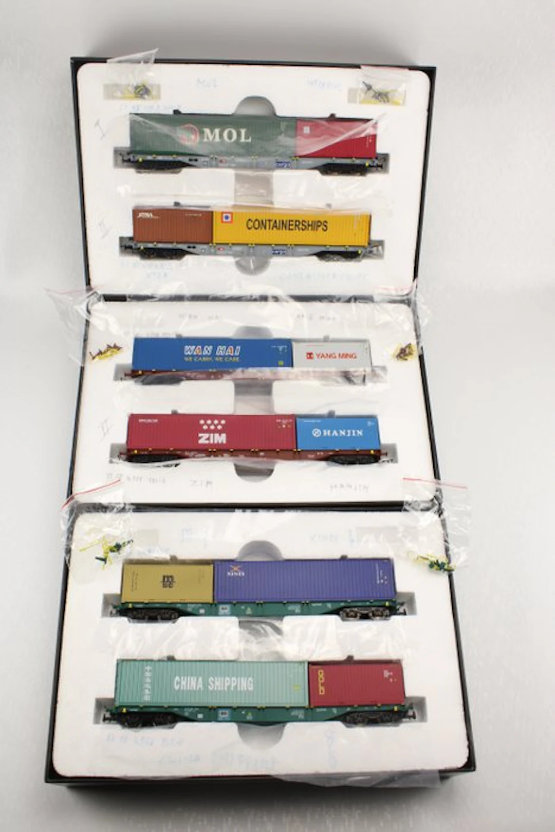 B-Models H0 - 45.112/45.115/45.126 - Model train freight...