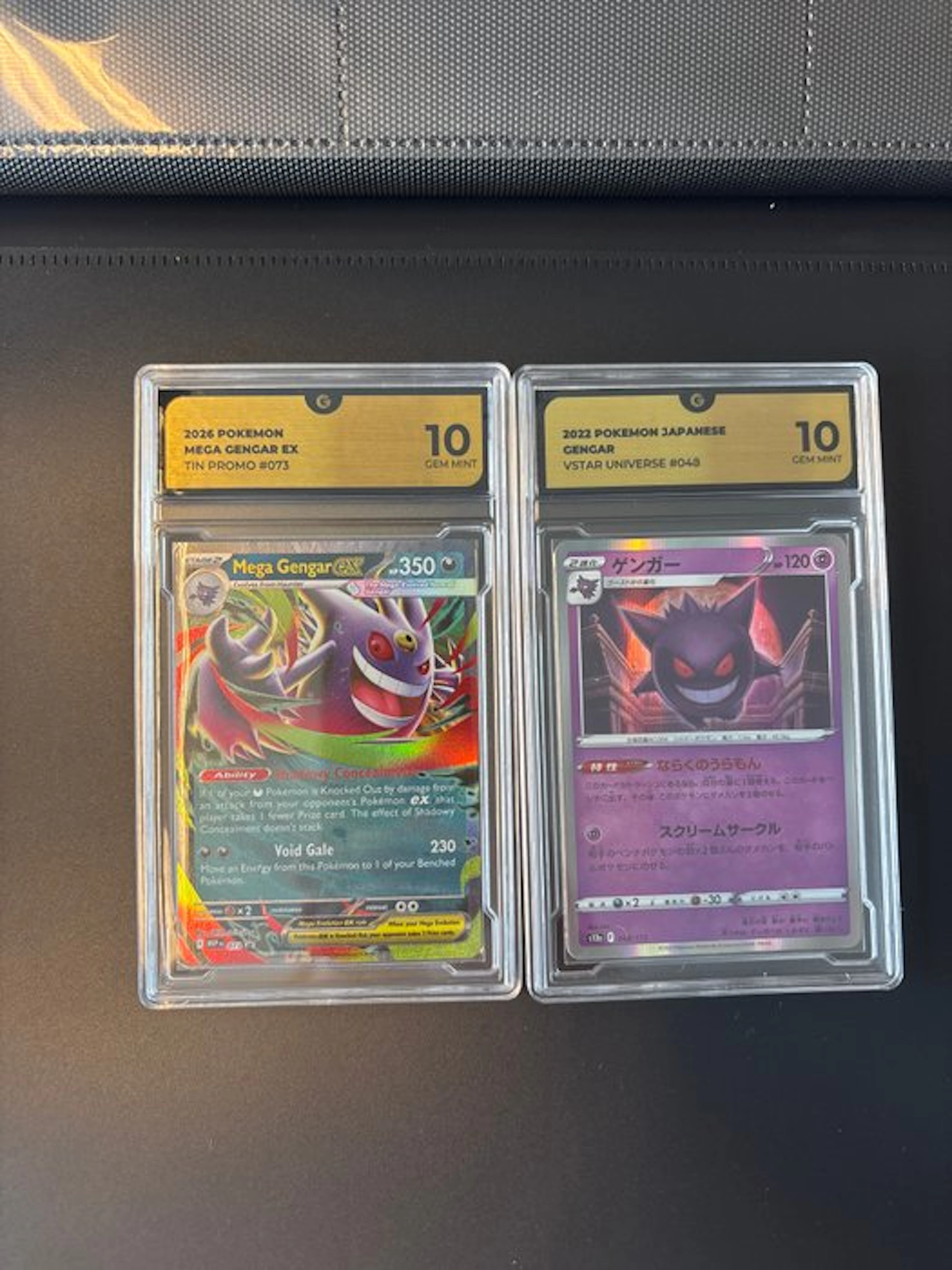 Pokémon - 2 Graded card - Gengar Lot - GG 10