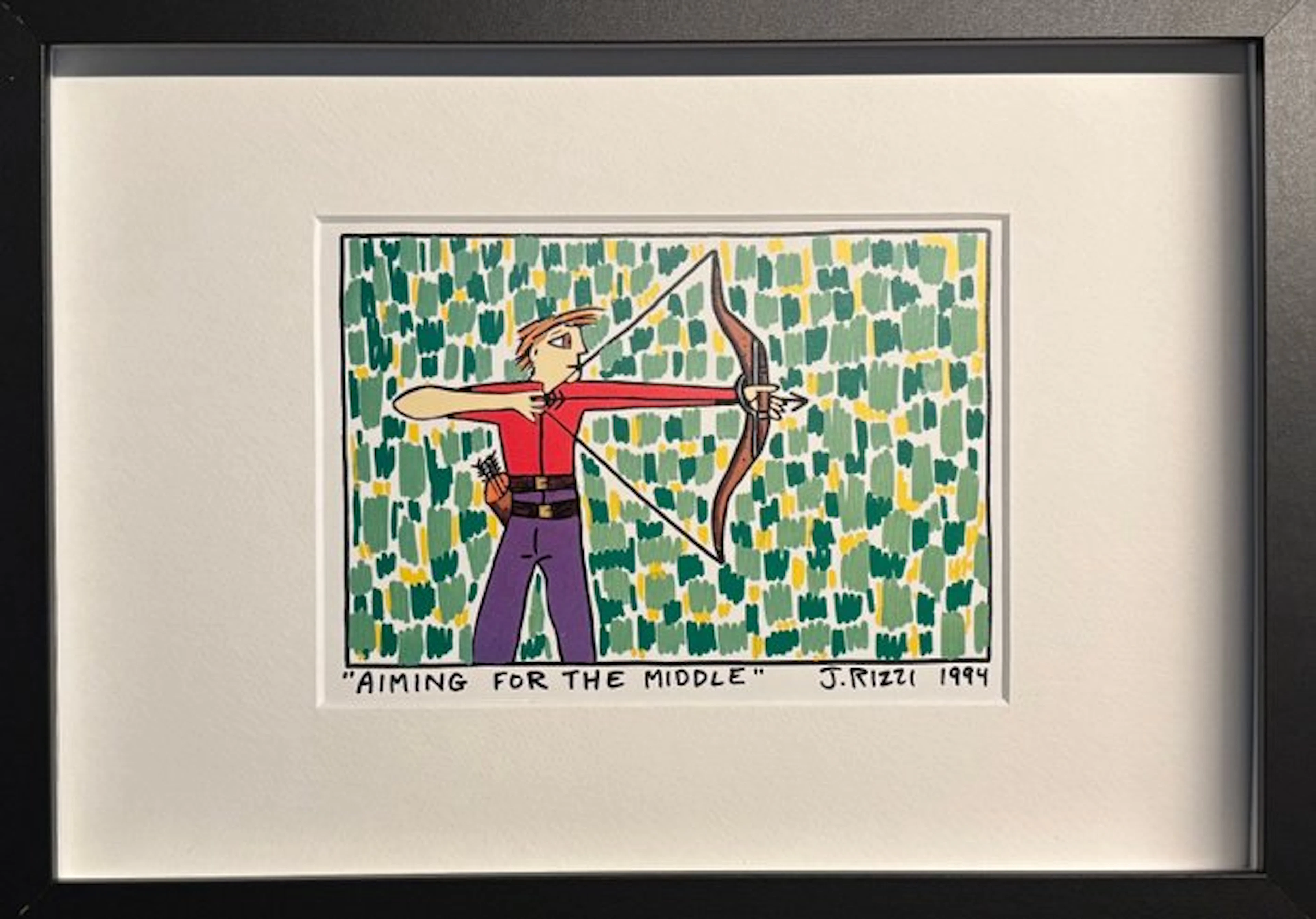James Rizzi (1950-2011) - Aiming for the Middle