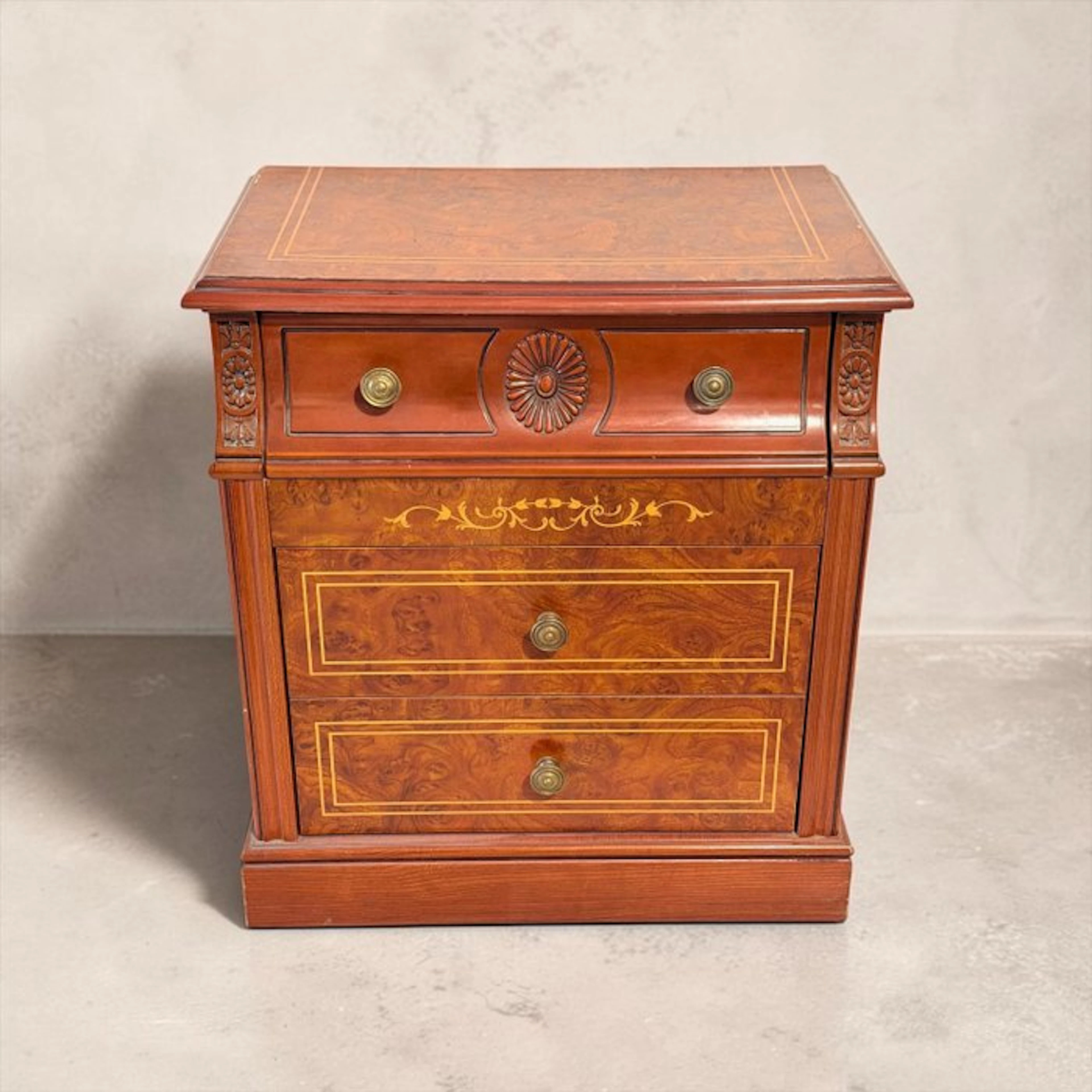 Commode - Wood, Brass - Classic Decoration