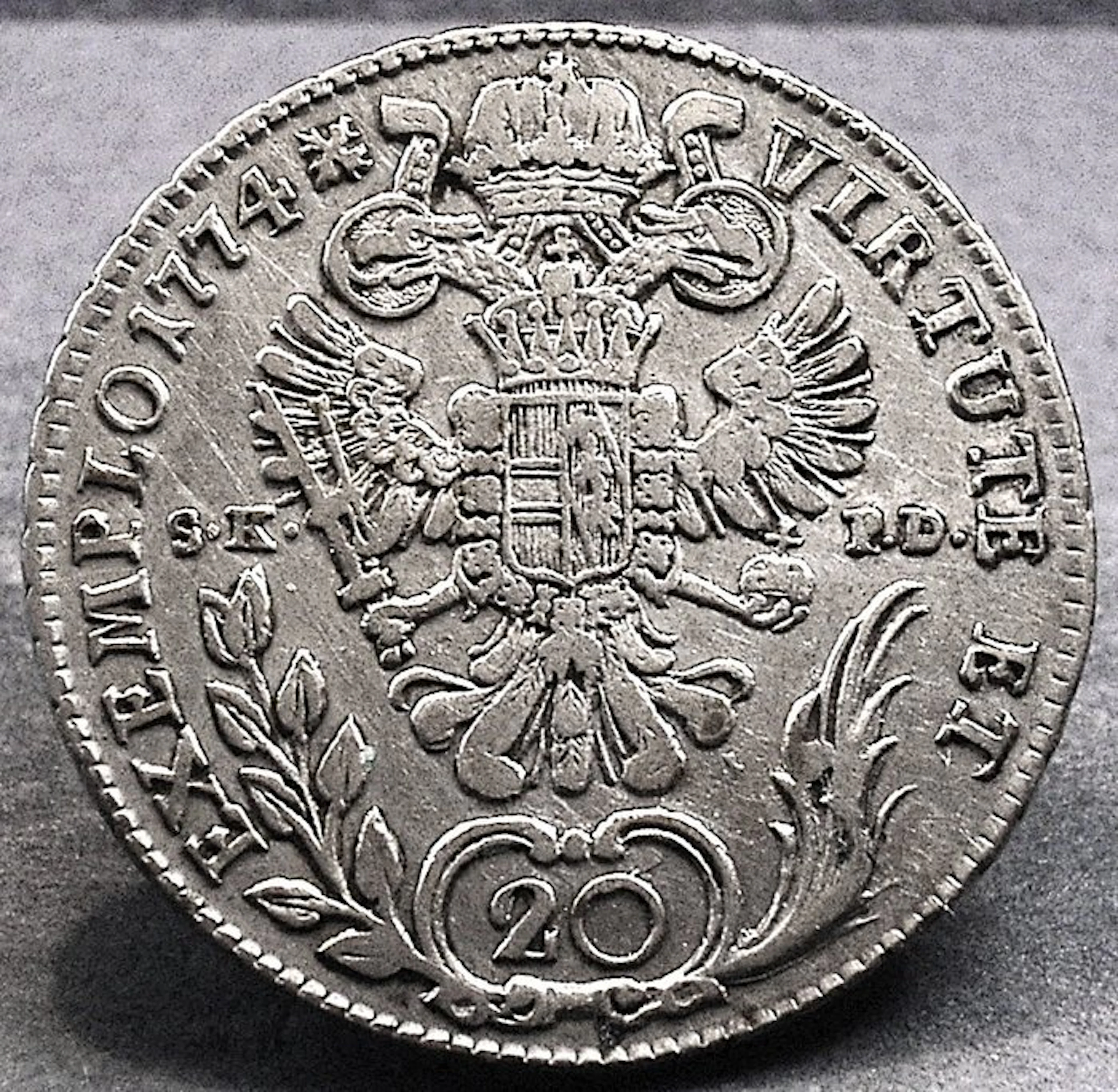 Austria. Joseph II. 20 Kreuzer 1774 (No reserve price)