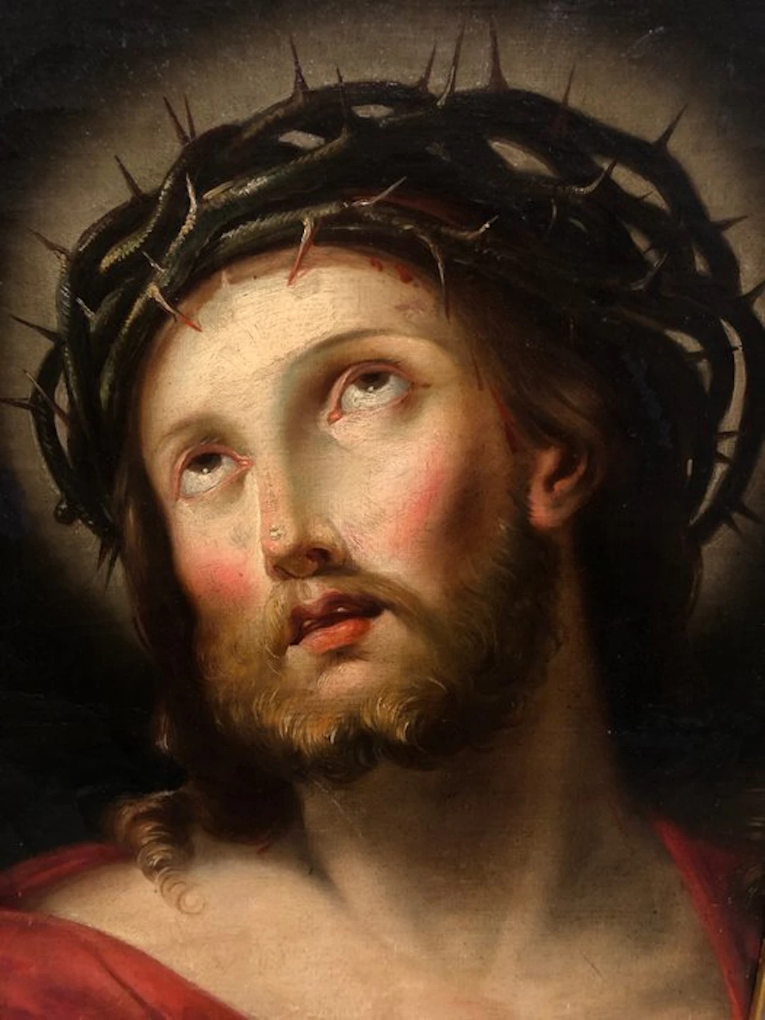 École Européene (XIX) - Ecce Homo (D'après Guido Reni)