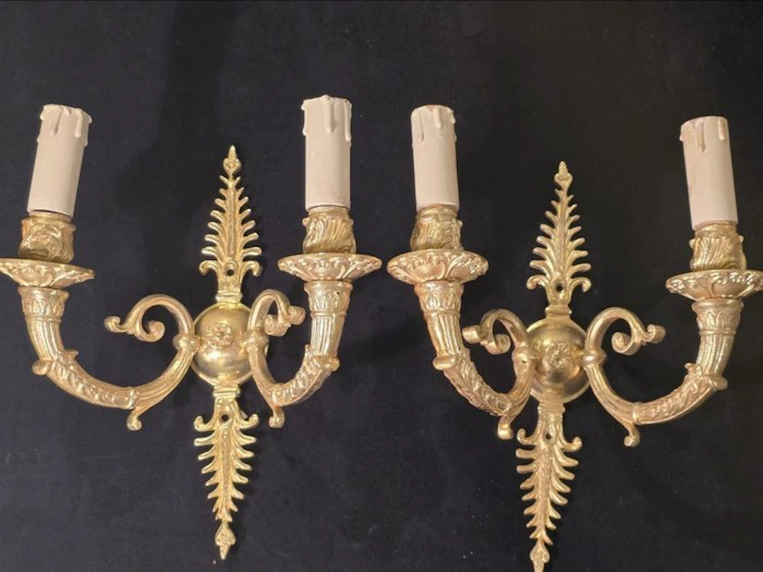 Wall sconce - Gilt bronze