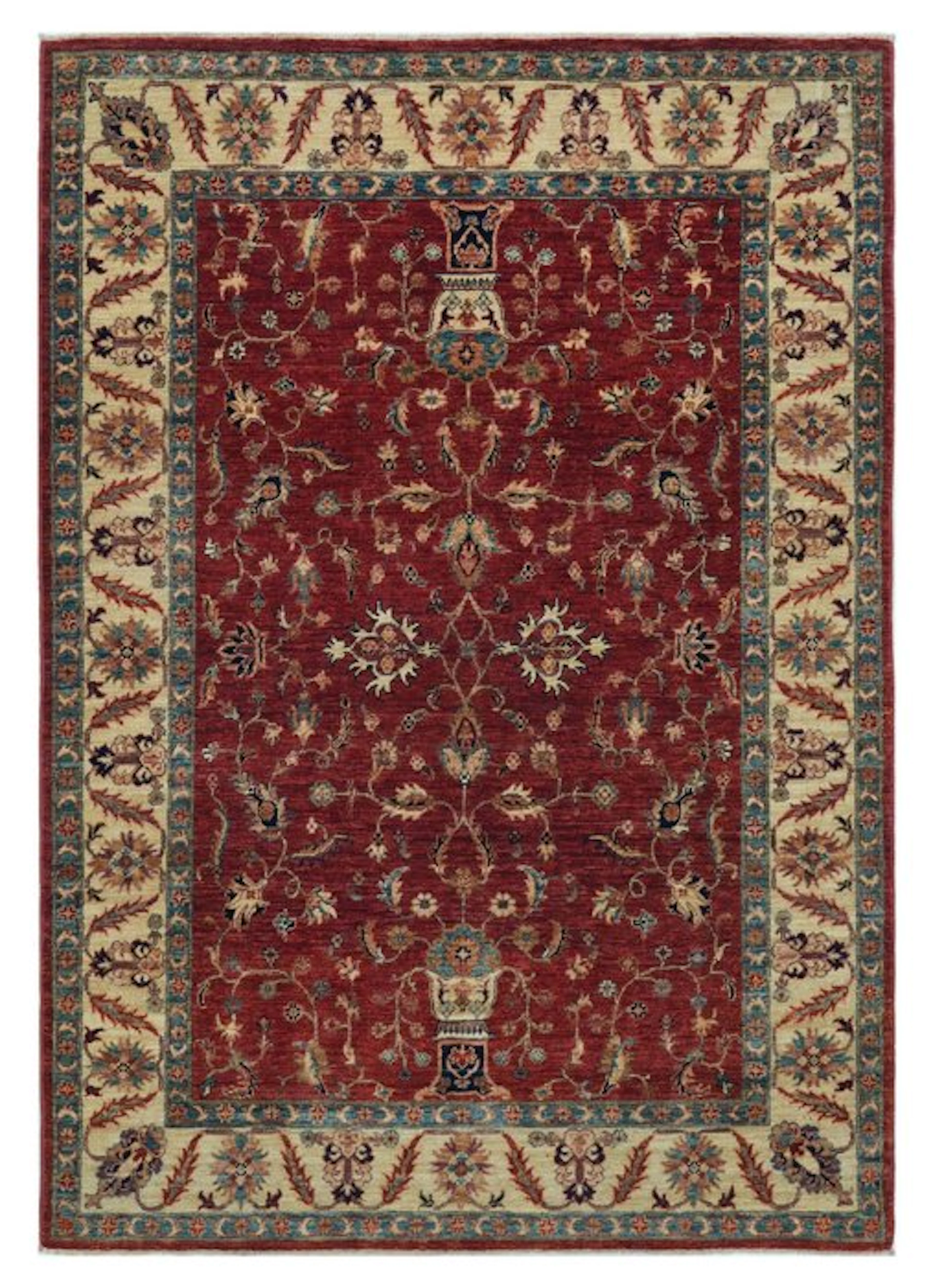 Hand-knotted designer rug with Sarouck pattern – New - Rug - 185 cm - 130 cm
