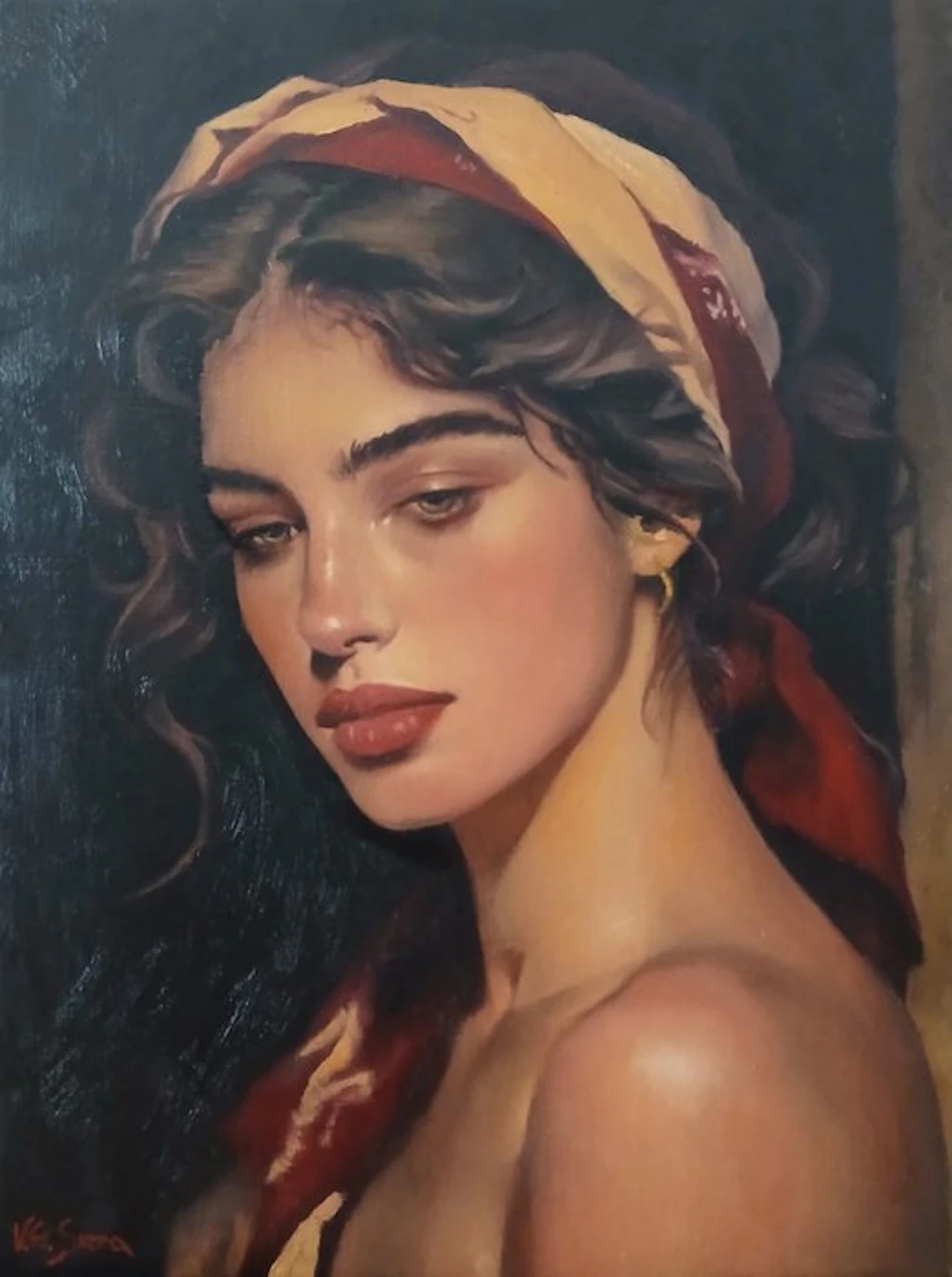 Vittorio Emanuele Serra (1950) - Ragazza napoletana