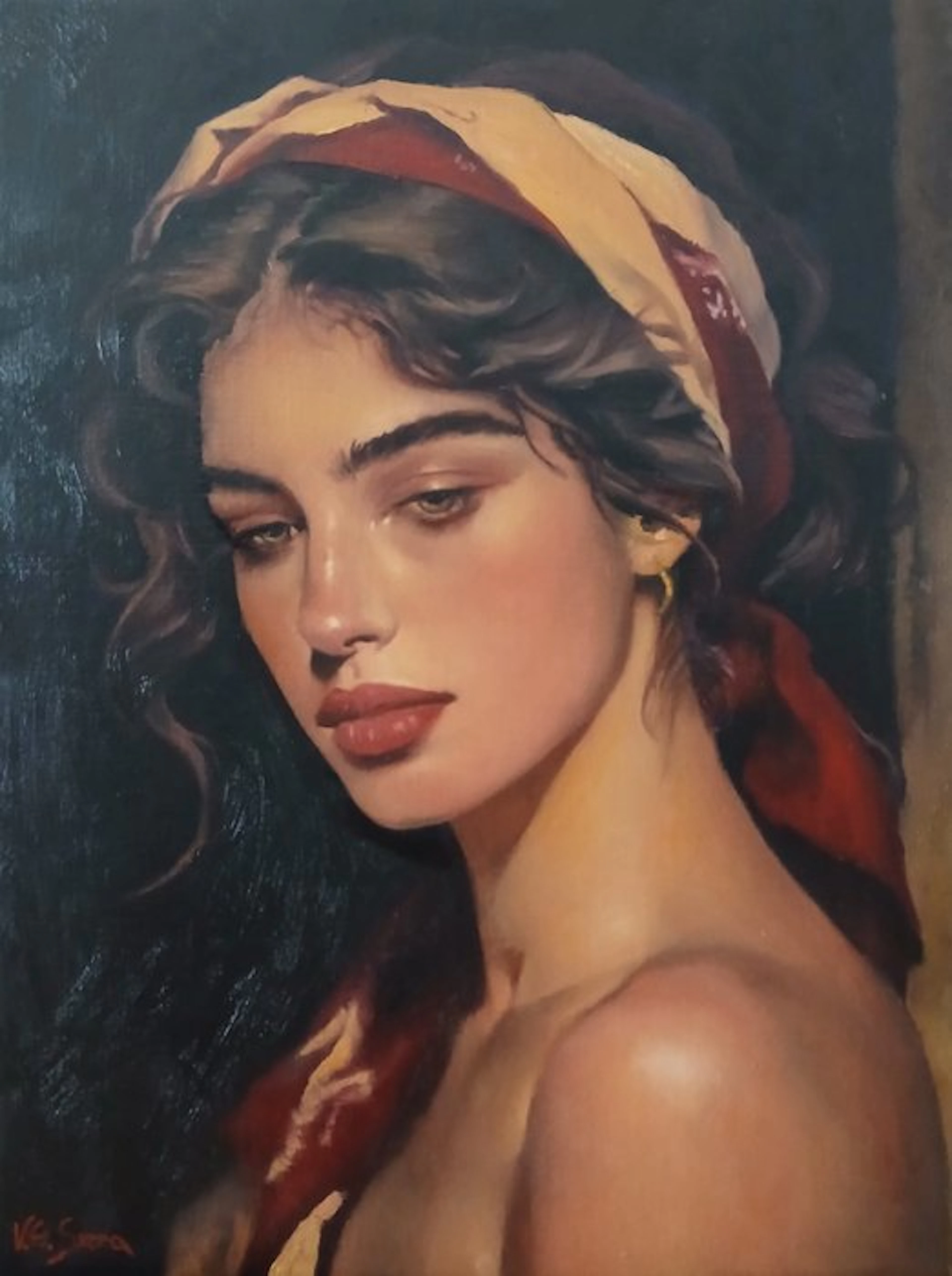 Vittorio Emanuele Serra (1950) - Ragazza napoletana