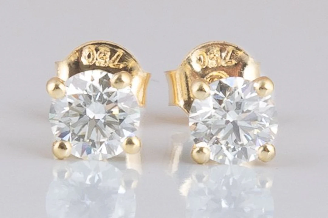 No reserve price - Earrings - 18 kt
