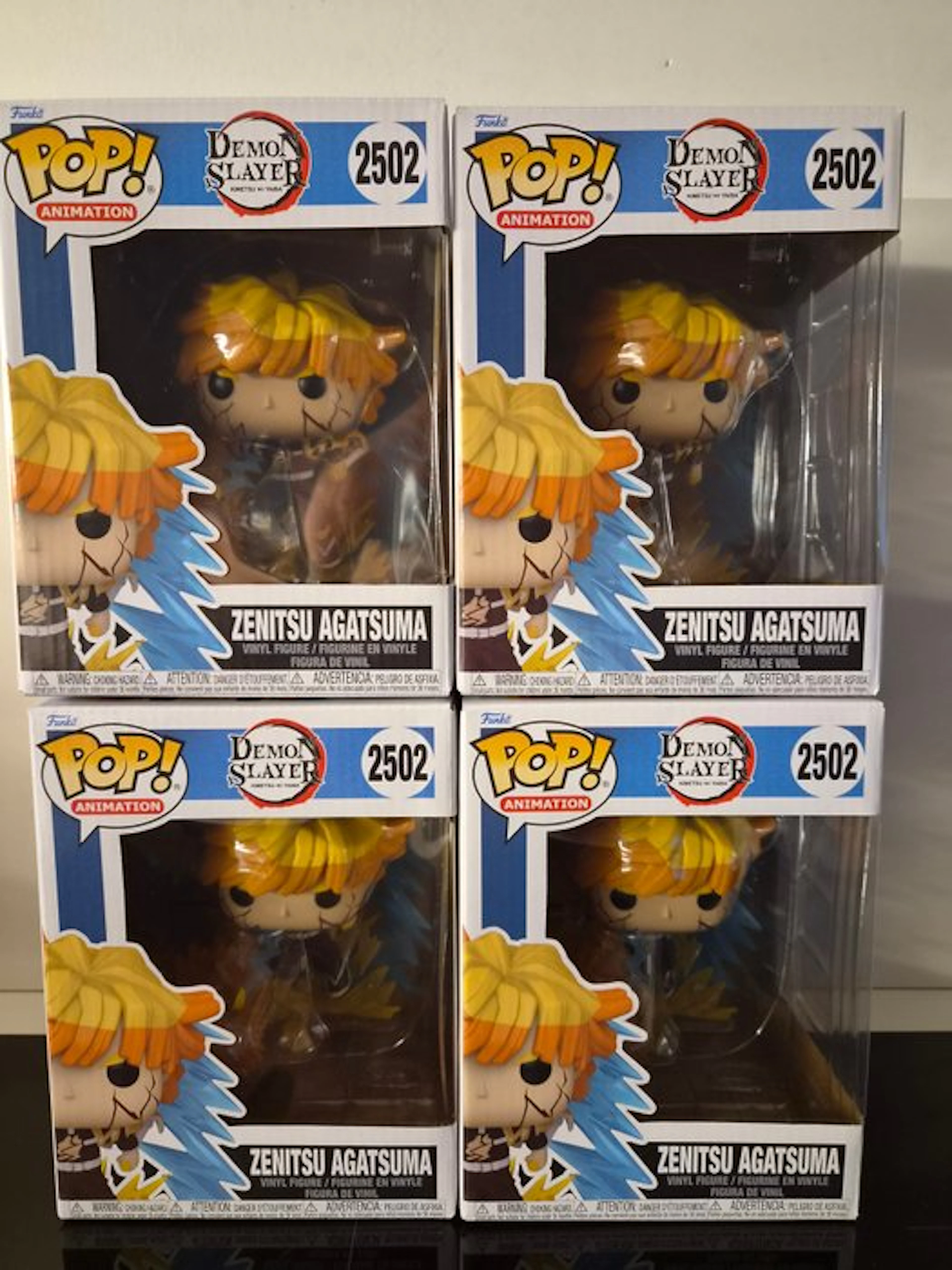 Funko - Funko Pop Lotto x4 Funko Zenitsu Agatsuma 2502