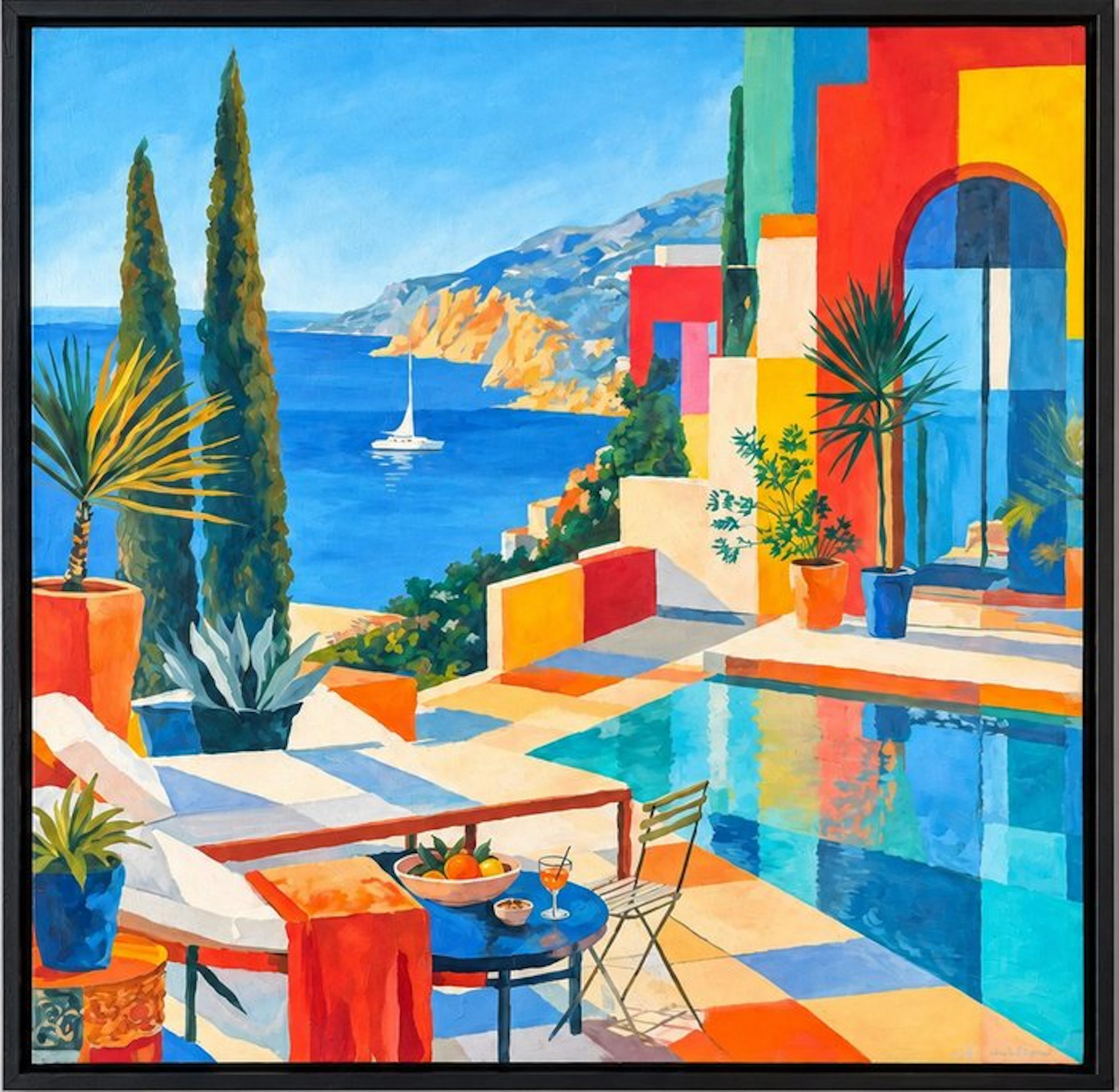 Bondero - A Sunny Terrace by the Mediterranean