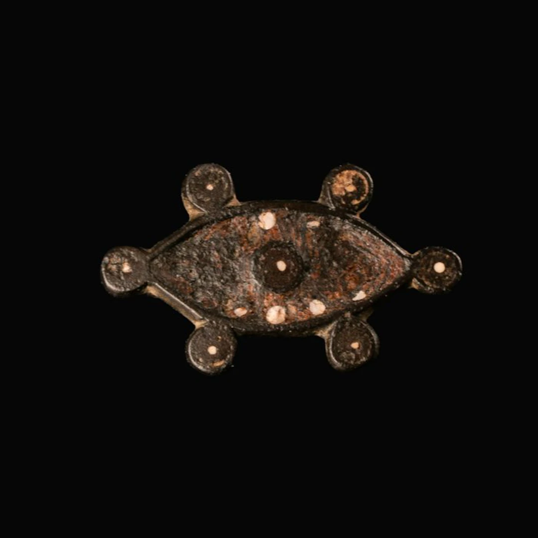 Ancient Roman Evil Eye Fibula