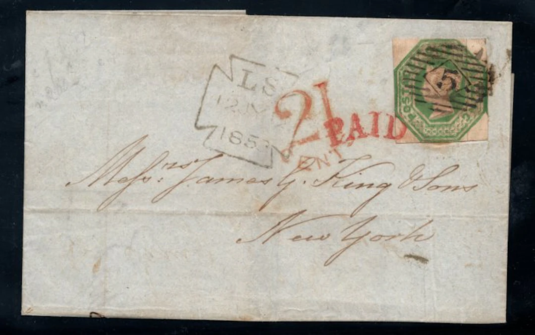 Great Britain 1853/1853 - 1853 Great Britain prepaid...