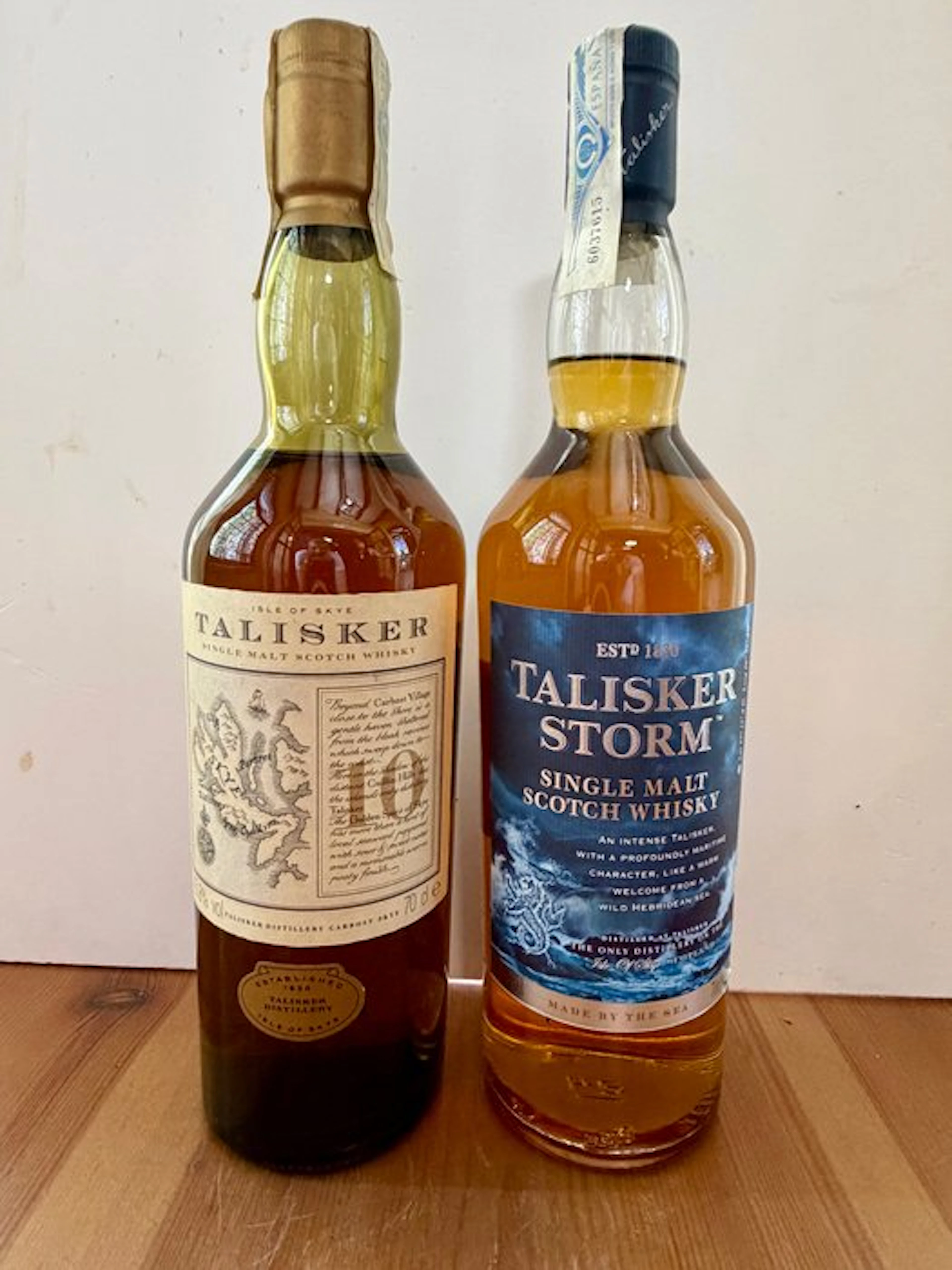 Talisker 10yo + Talisker Storm - 70cl - 2 bottles