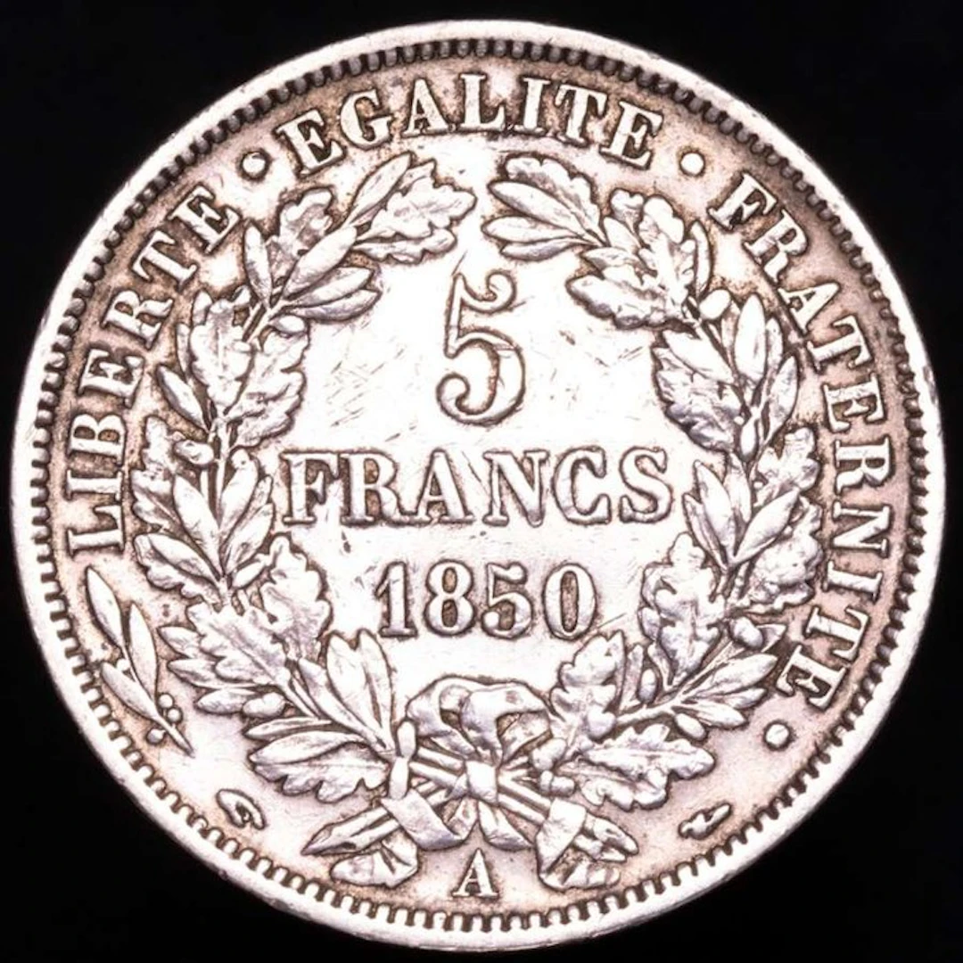 France. Second Republic (1848-1852). 5 Francs 1850-A Cérès (No reserve price)