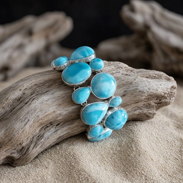 LARIMAR. An exceptional and unique handcrafted piece