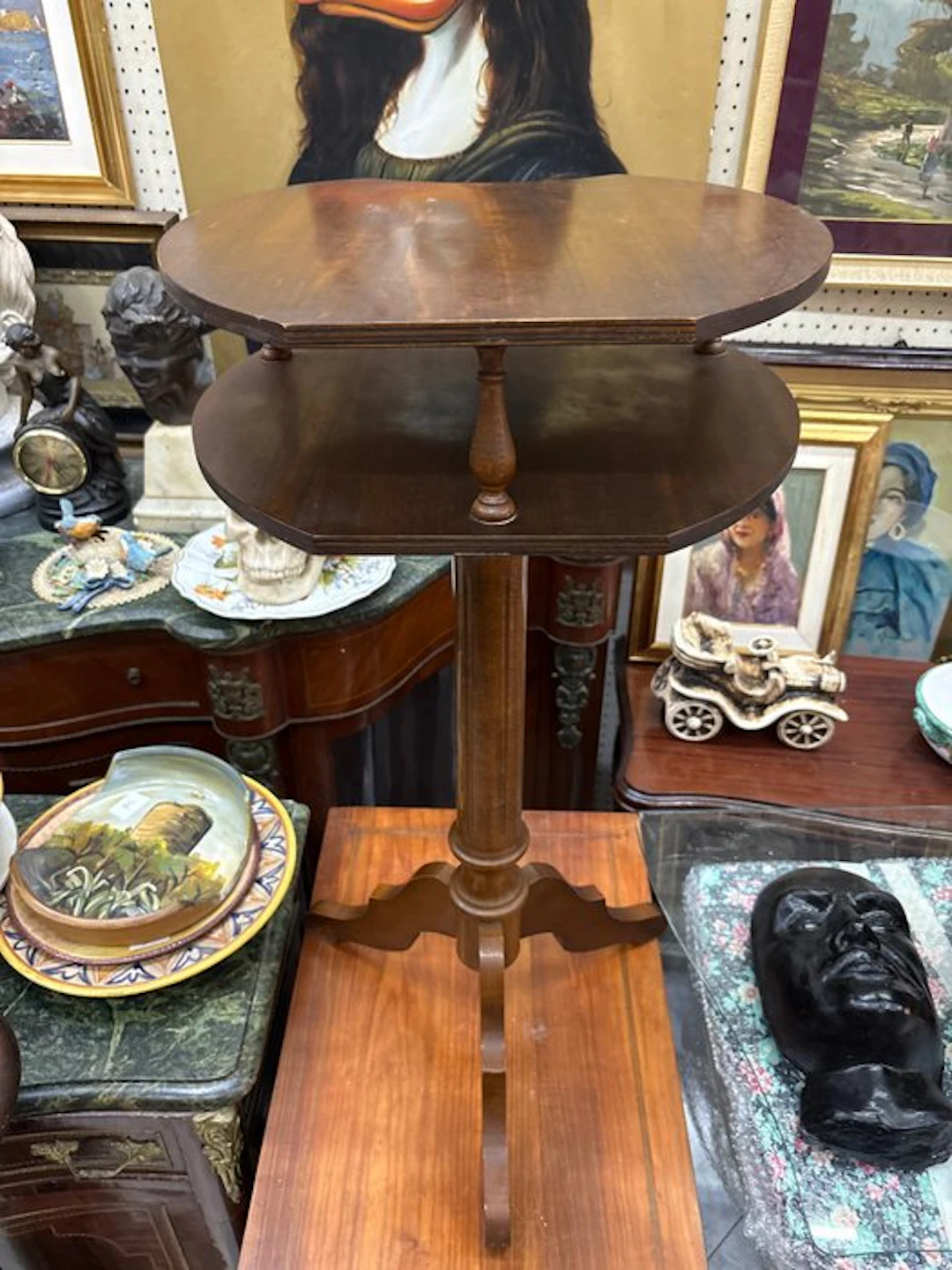 Side table - Mahogany