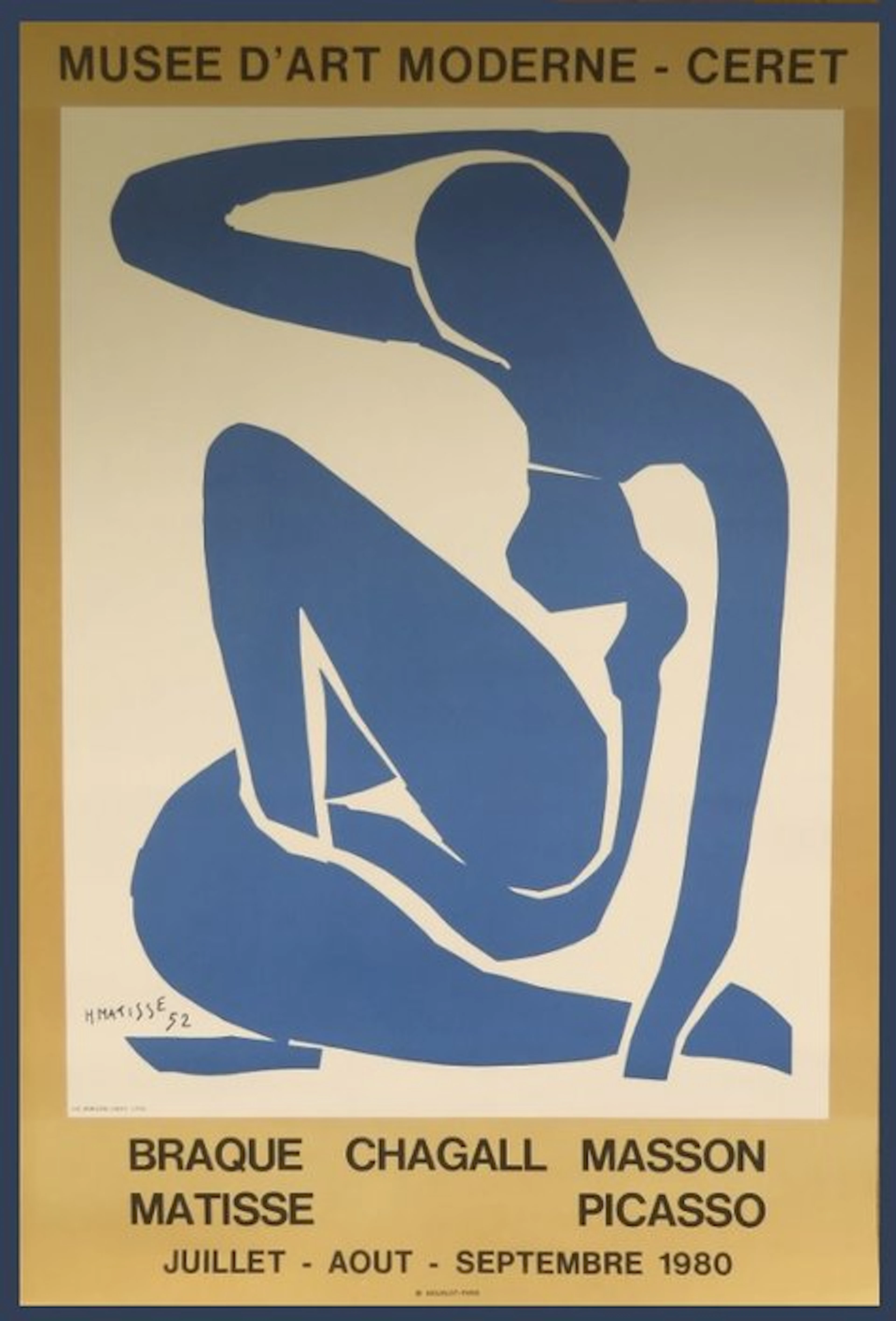 Henri Matisse (after) - Affiche originale d'exposition...