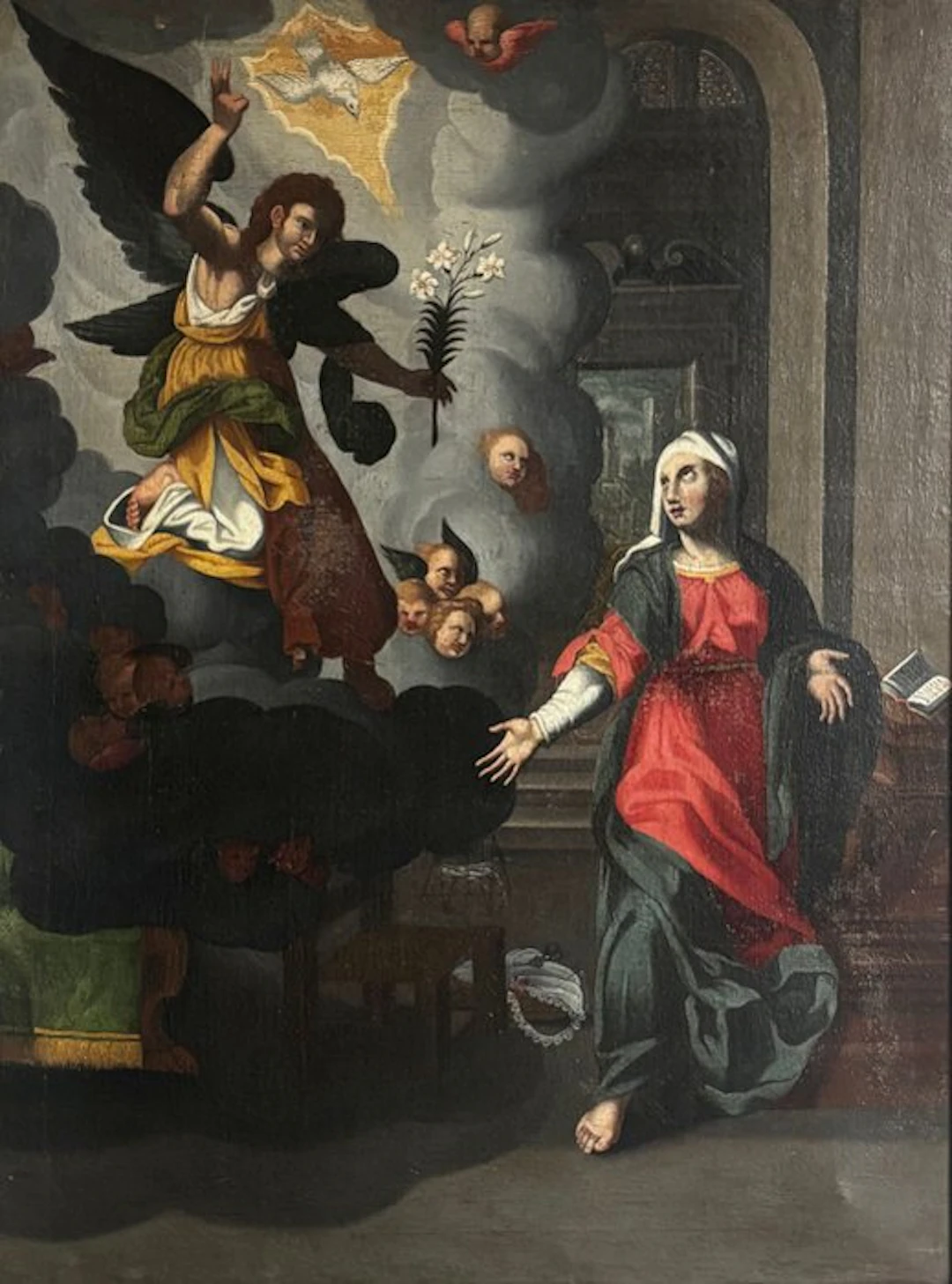 Italian school (XVIII) - Annunciazione con l'Arcangelo Gabriele
