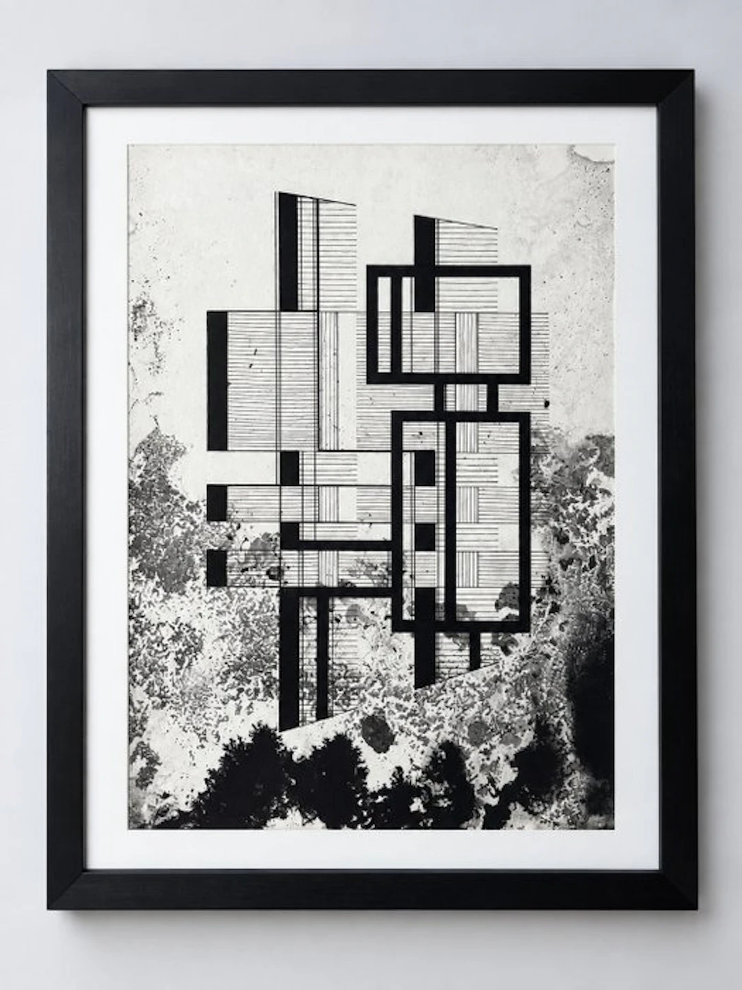 Eugène Eechaut (1928-2019) - Abstract ink composition