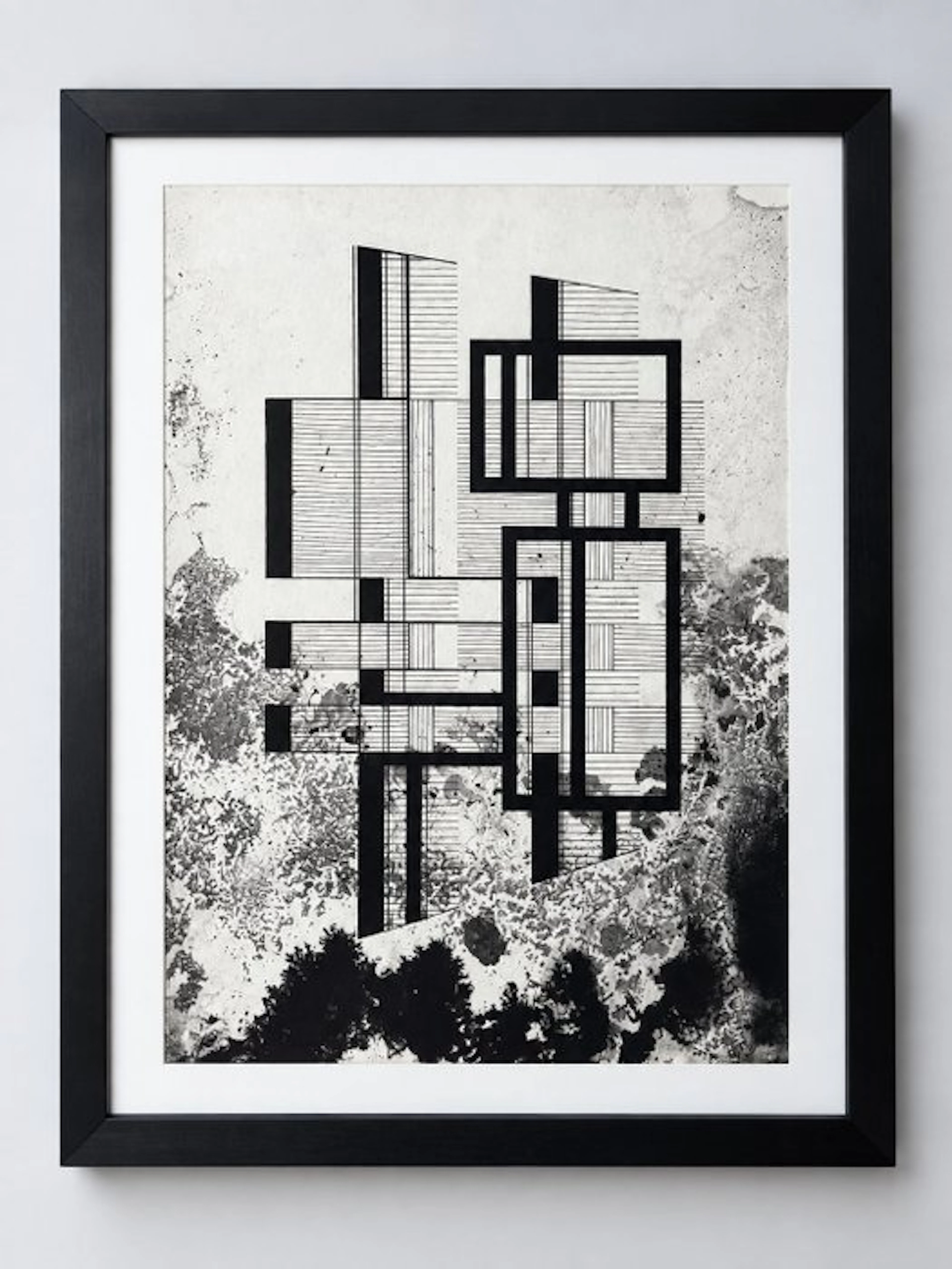 Eugène Eechaut (1928-2019) - Abstract ink composition