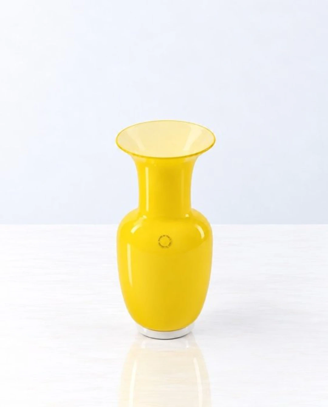Venini - Opalino - Vase - yellow - Glass - Yellow-Shirted