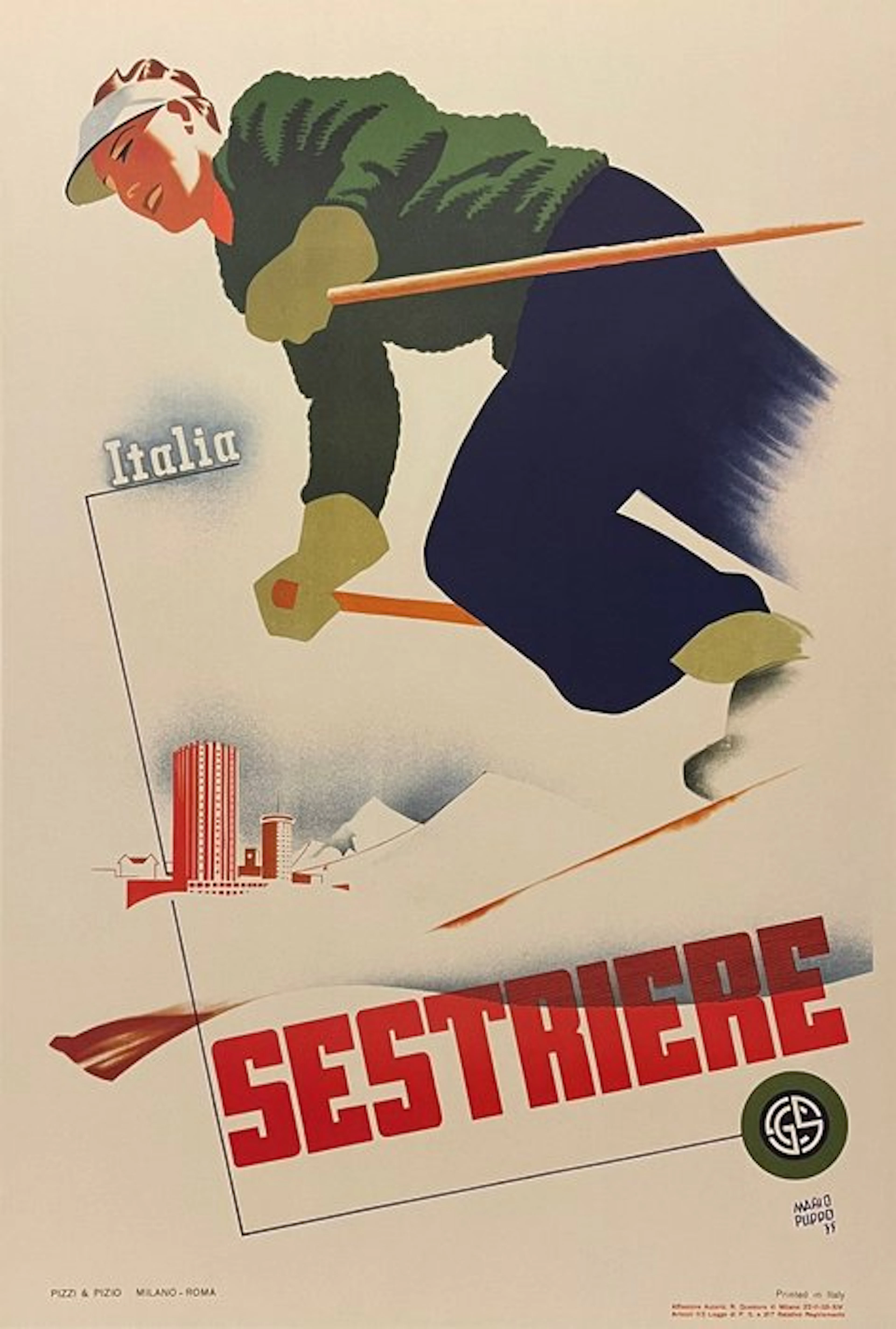 Mario Puppo - SESTRIERE - 1980s