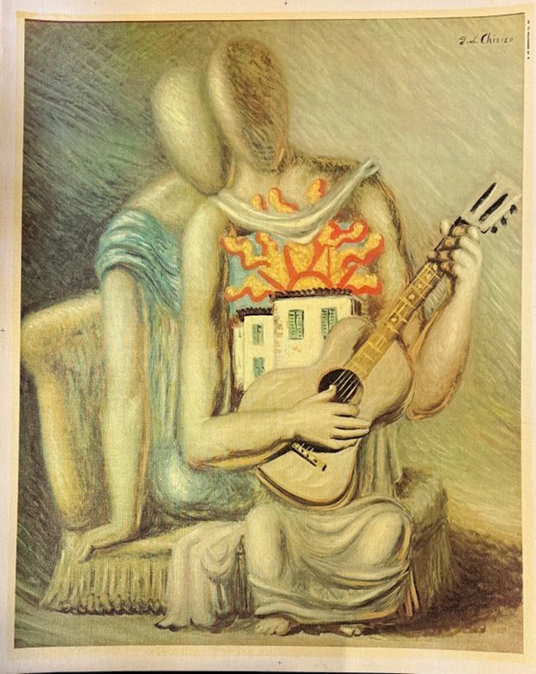 Giorgio De Chirico (1888-1978) - Le chanteur