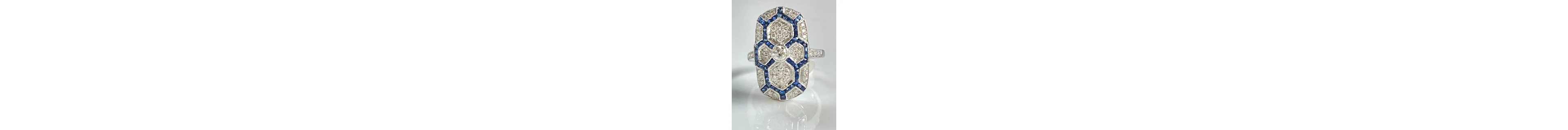 Ring - 18 kt. White gold Diamond (Natural)