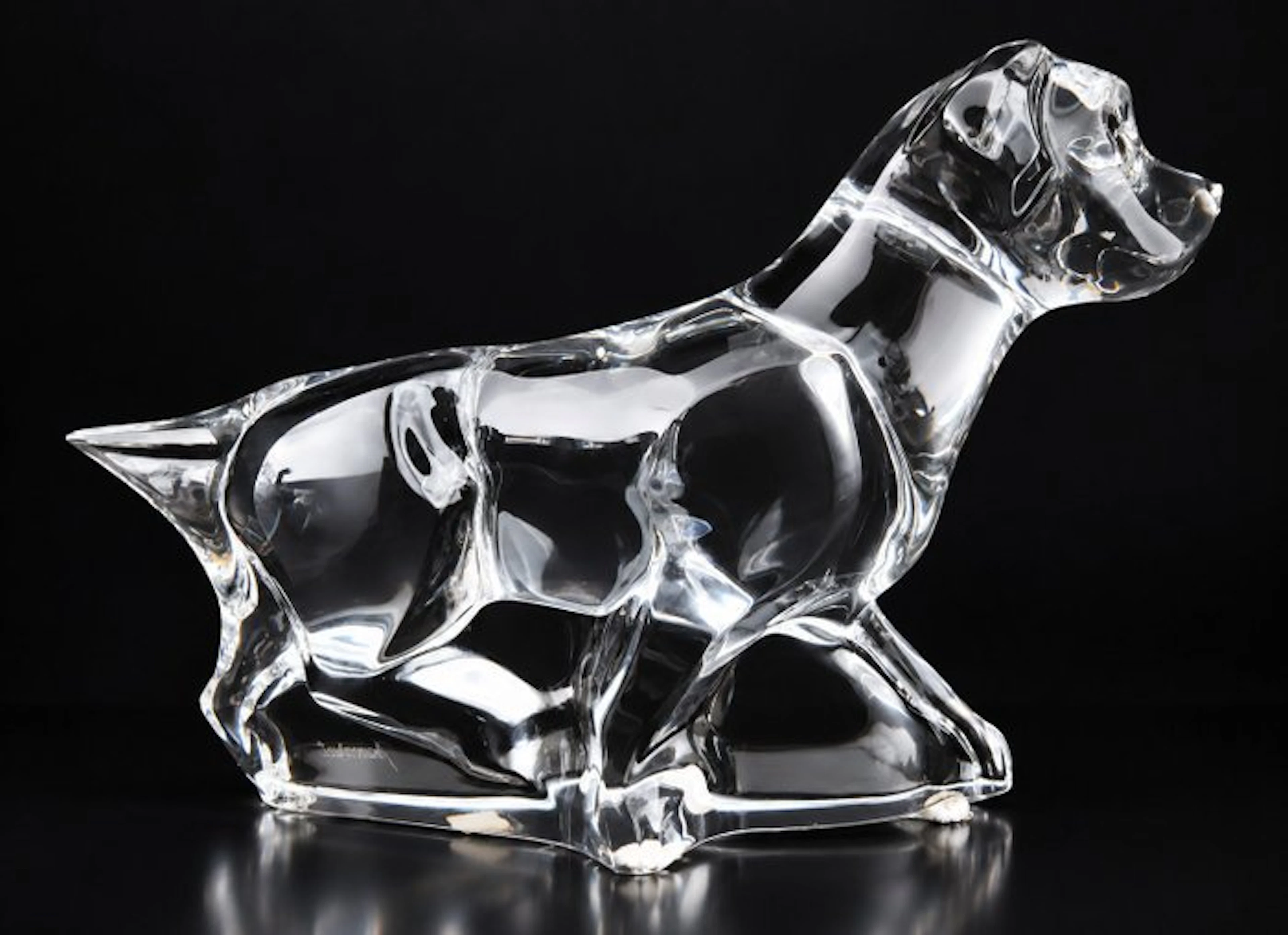 Baccarat - Figure - Chien en garde - Crystal