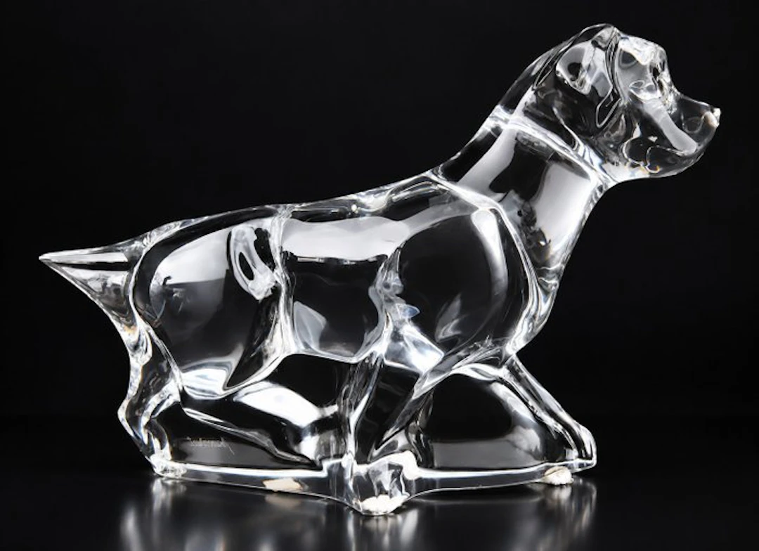 Baccarat - Figure - Chien en garde - Crystal