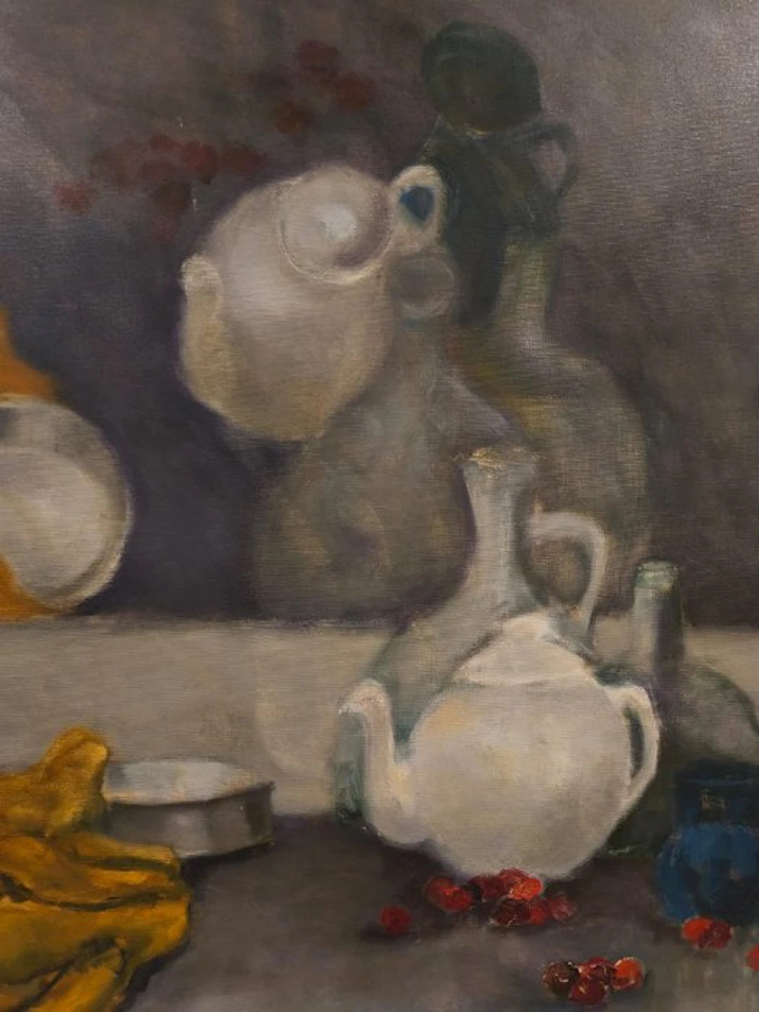 Escuela Impresionista Europea (XX) - Bodegón de Porcelanas