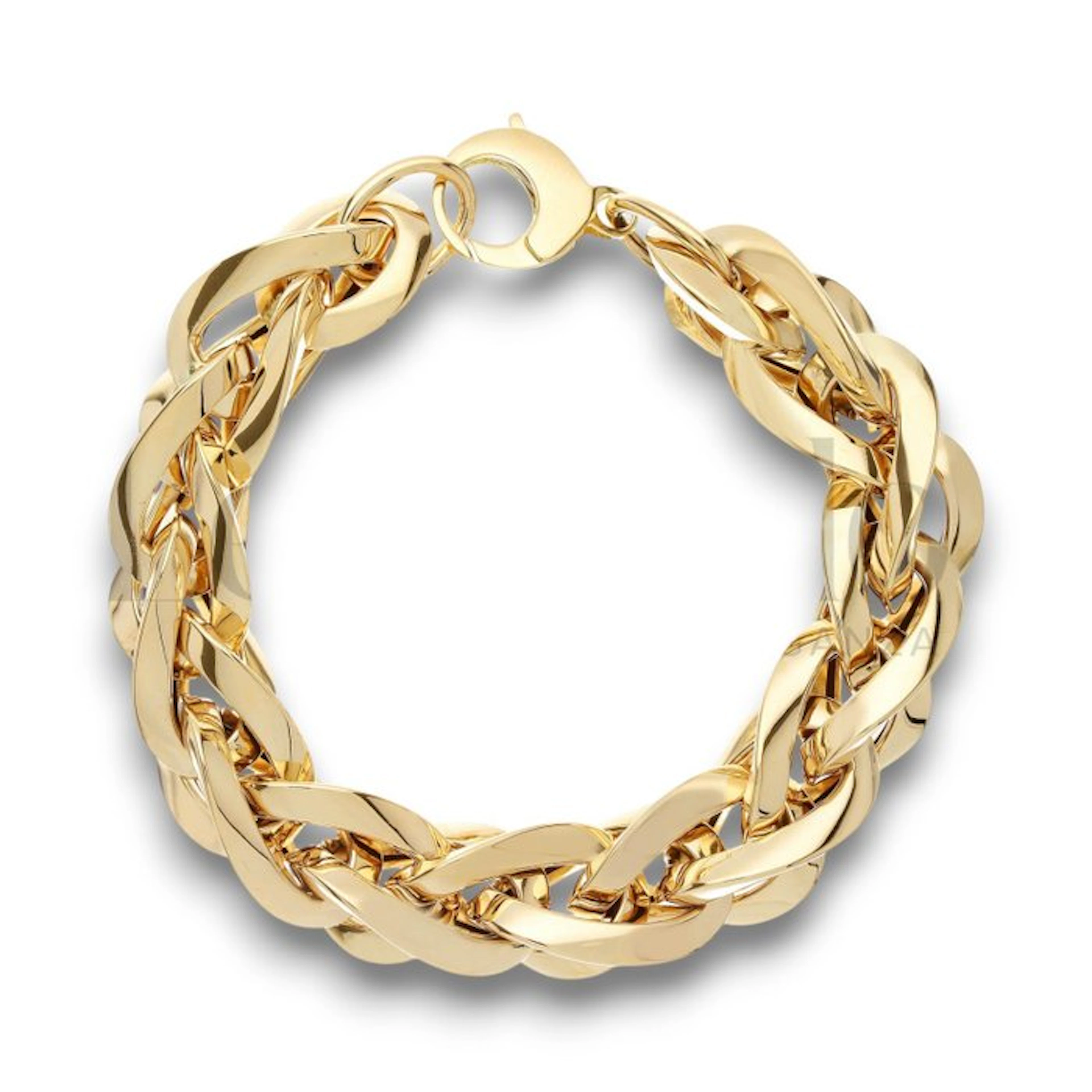 Bracelet - 18 kt. Yellow gold - Spiga Bracelet 15 g