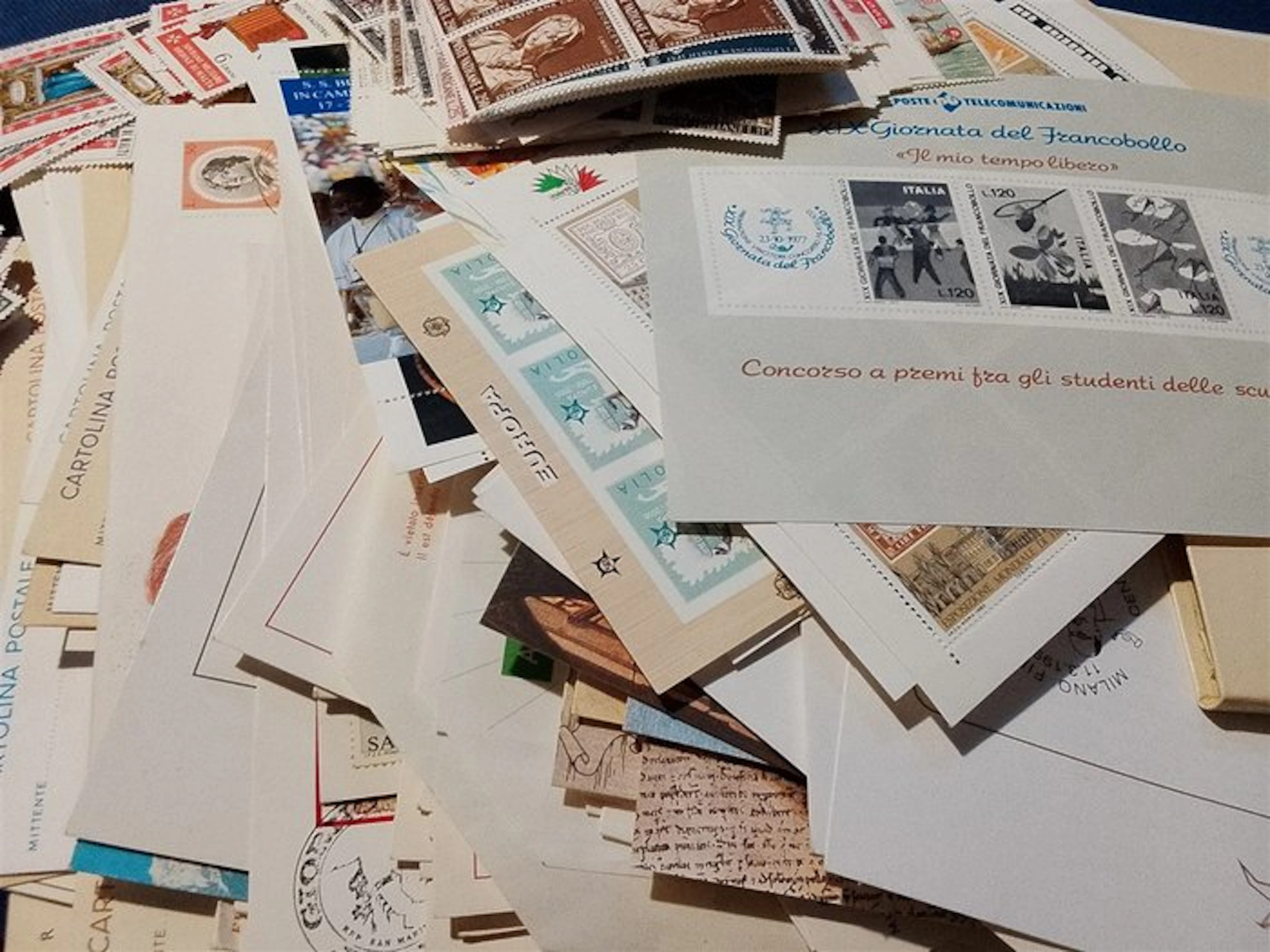 World - Large lot of S/S stamps and covers from the Italian area