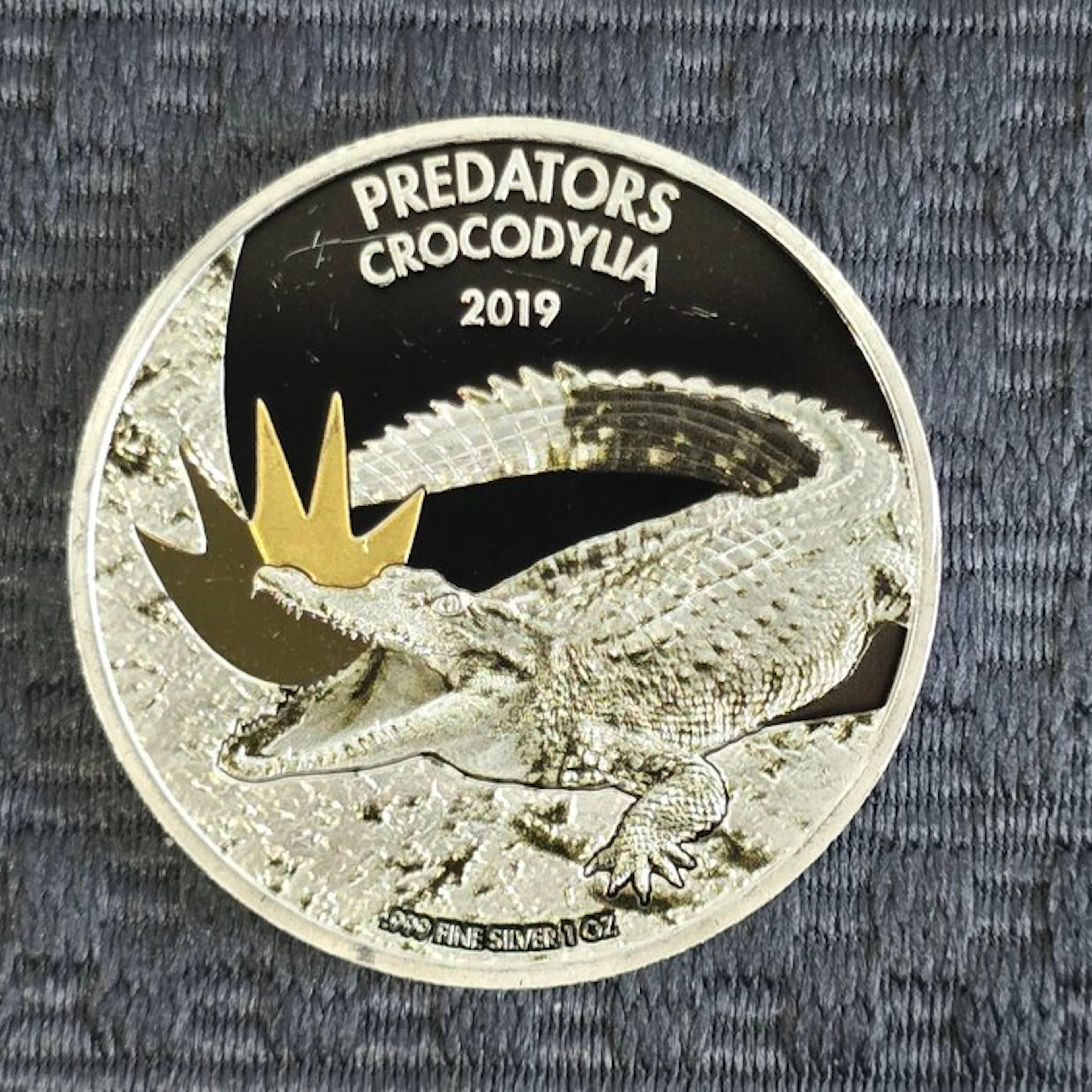 Congo. 20 Francs 2019 - "Predators" 1 Oz (No reserve price)