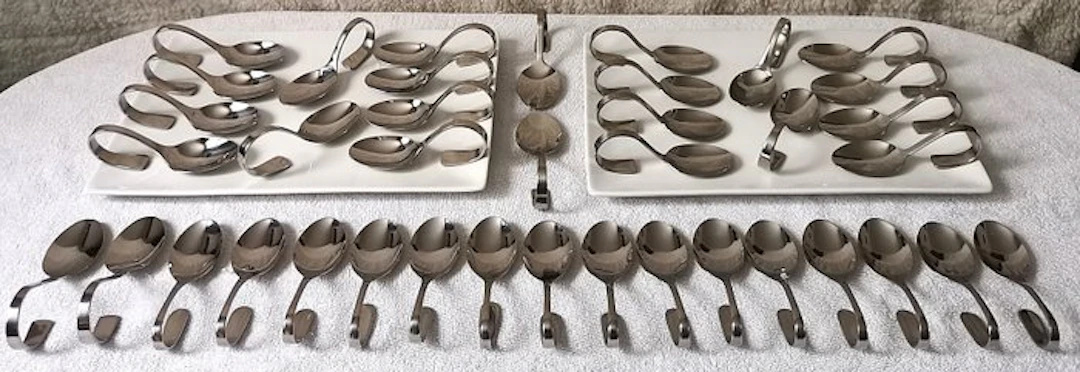 Pinti/Wmf/Monogram 18/10 - Spoon (41) - Stainless steel - Amuse spoons