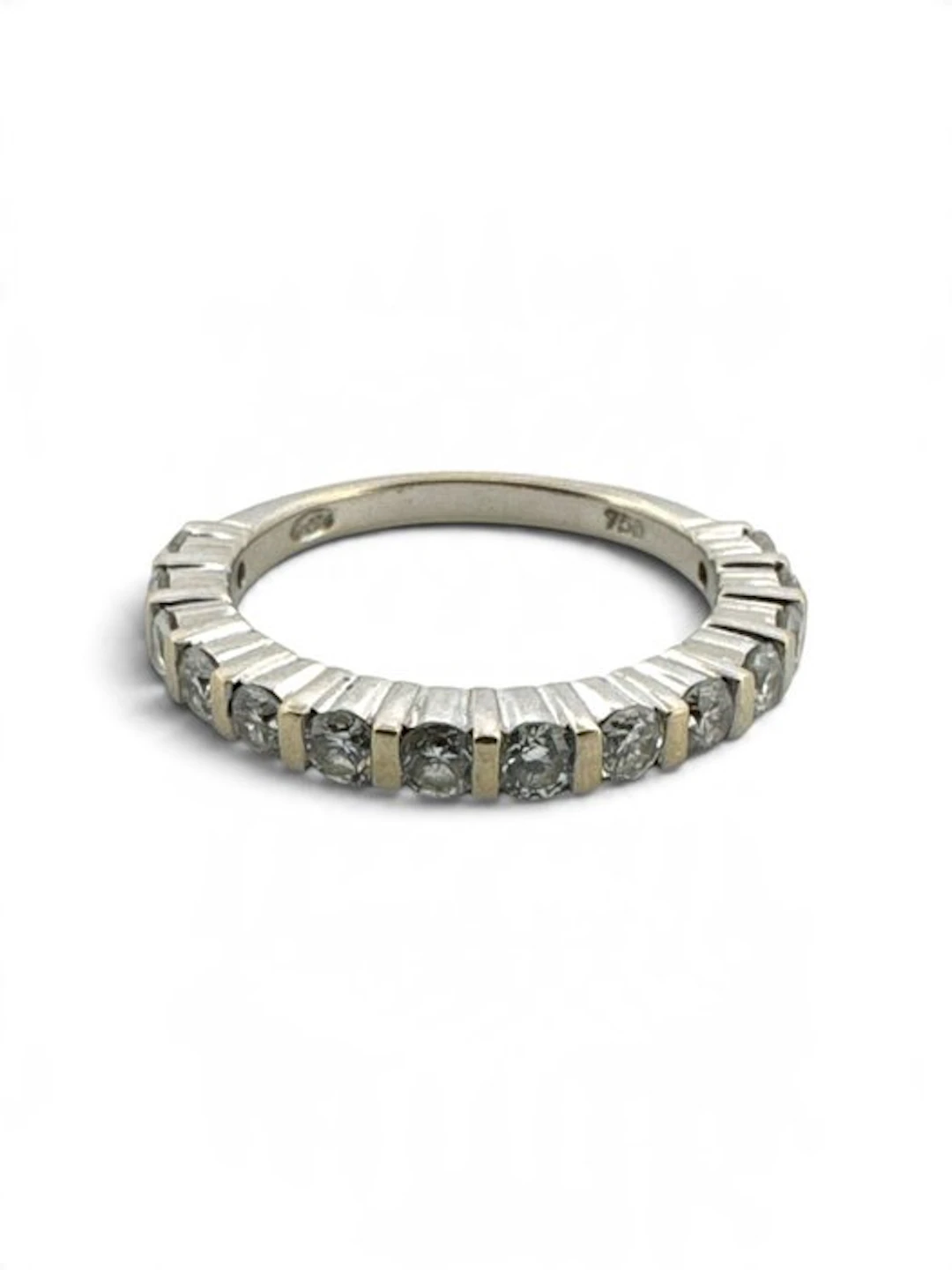 Ring - 18 kt. White gold - 0.70ct. tw.