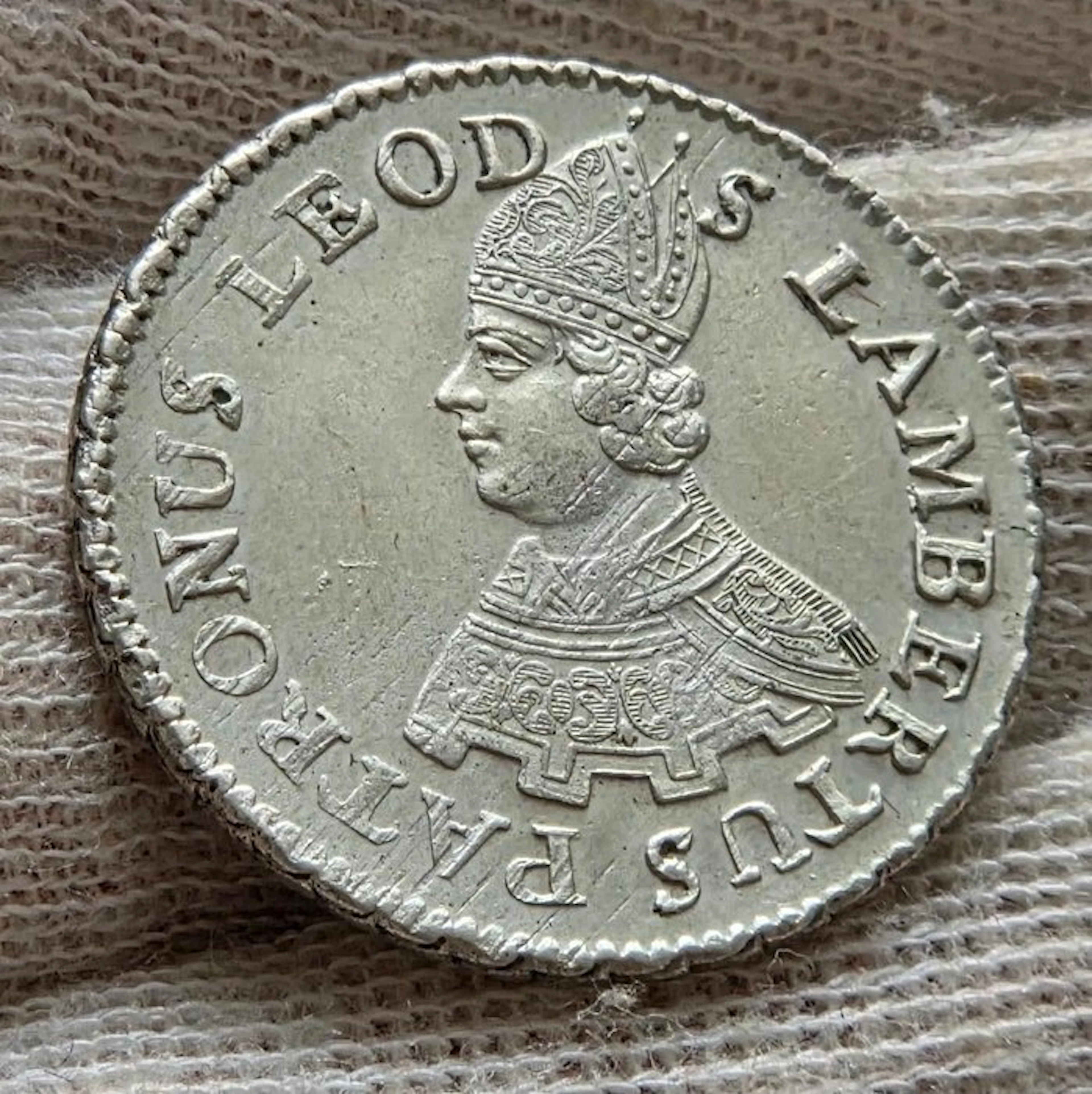 Belgium, Principality of Liège. 1 Escalin 1771