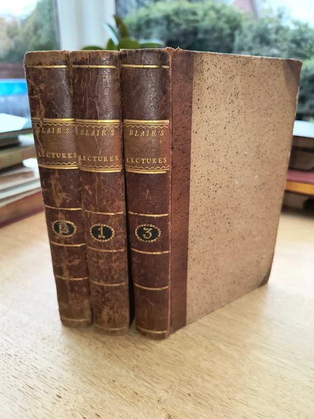 Hugh Blair - Lectures on Rhetoric and Belles Lettres - 1801